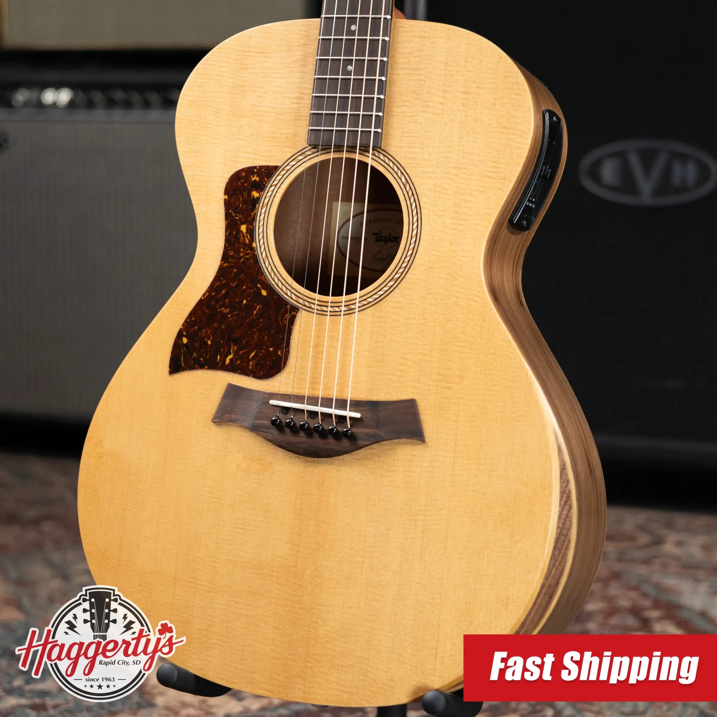 Taylor Academy 12e Left-Handed Grand Concert Acoustic/Electric Guitar - Natural with Gig Bag