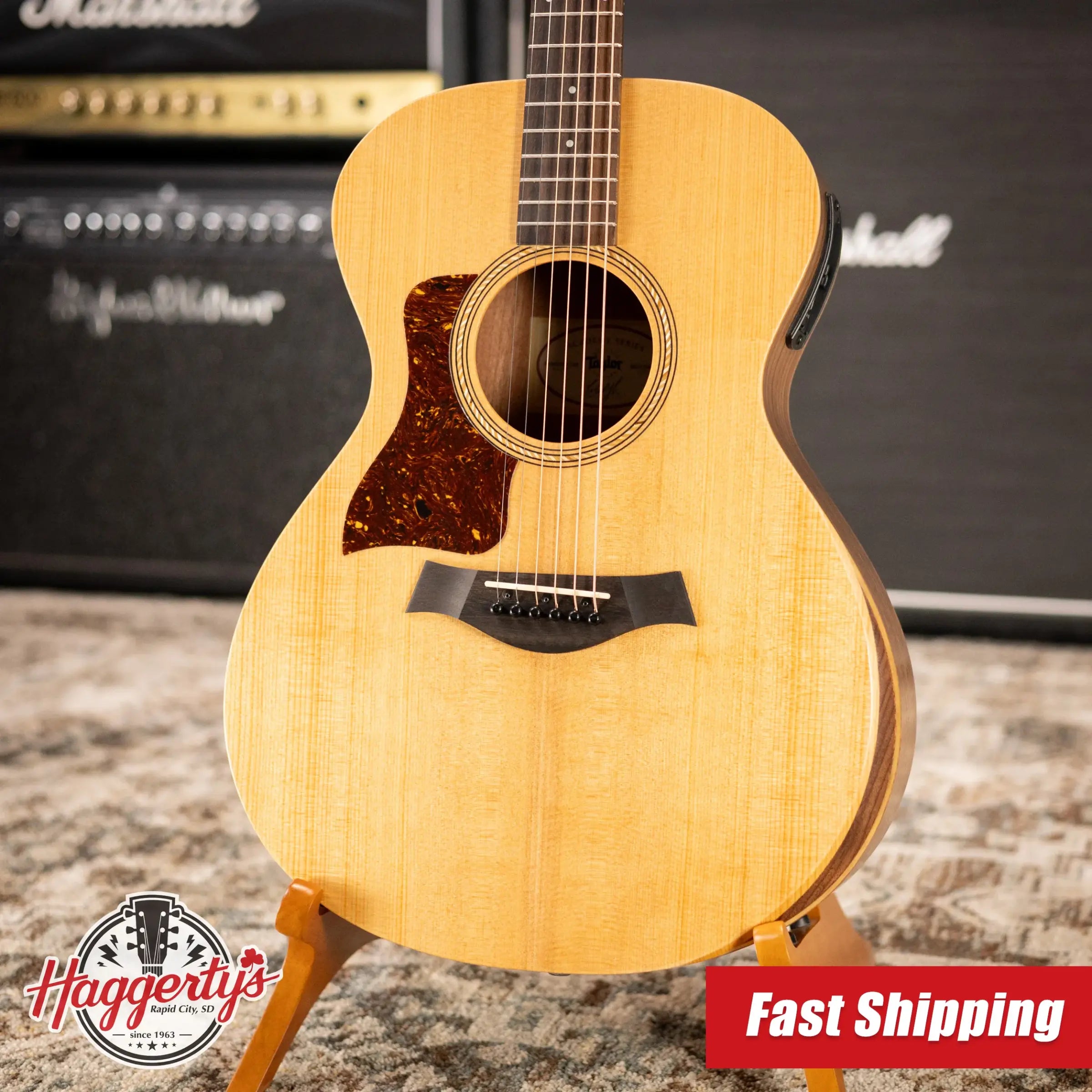 Taylor Academy 12e Left Handed Grand Concert Acoustic/Electric Guitar - Natural with Gig Bag