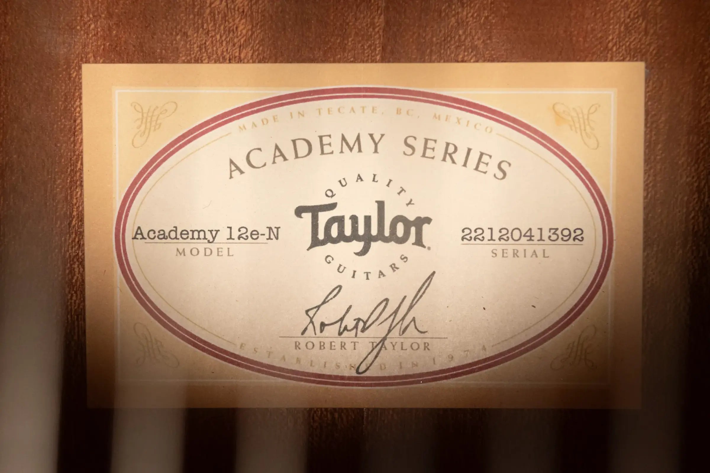 Taylor Academy 12e-N Acoustic Guitar with Structured Gig Bag - Used