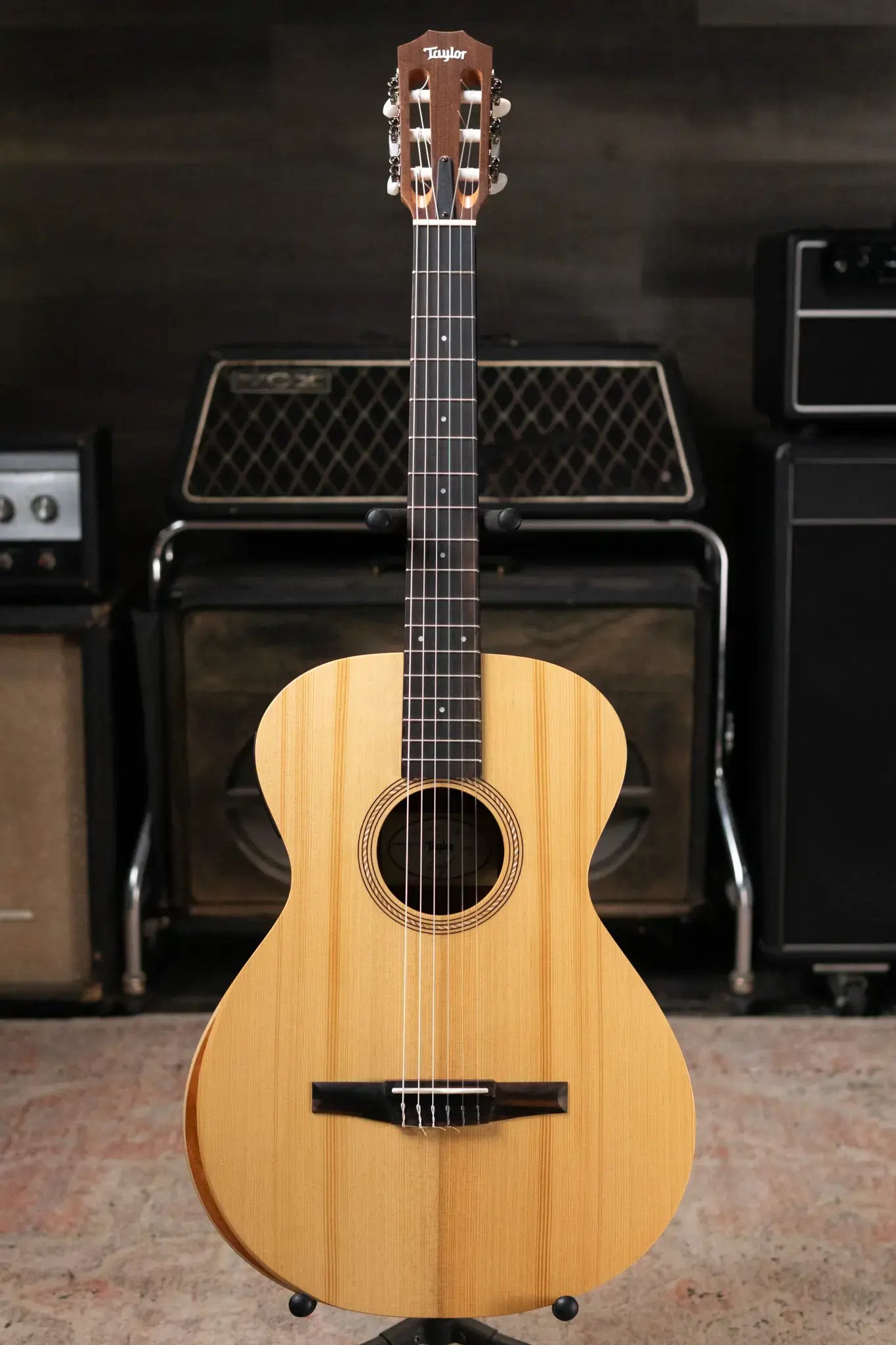 Taylor Academy 12e-N LTD Nylon Grand Concert Acoustic/Electric Guitar - Spruce/Figured Koa with Gig Bag