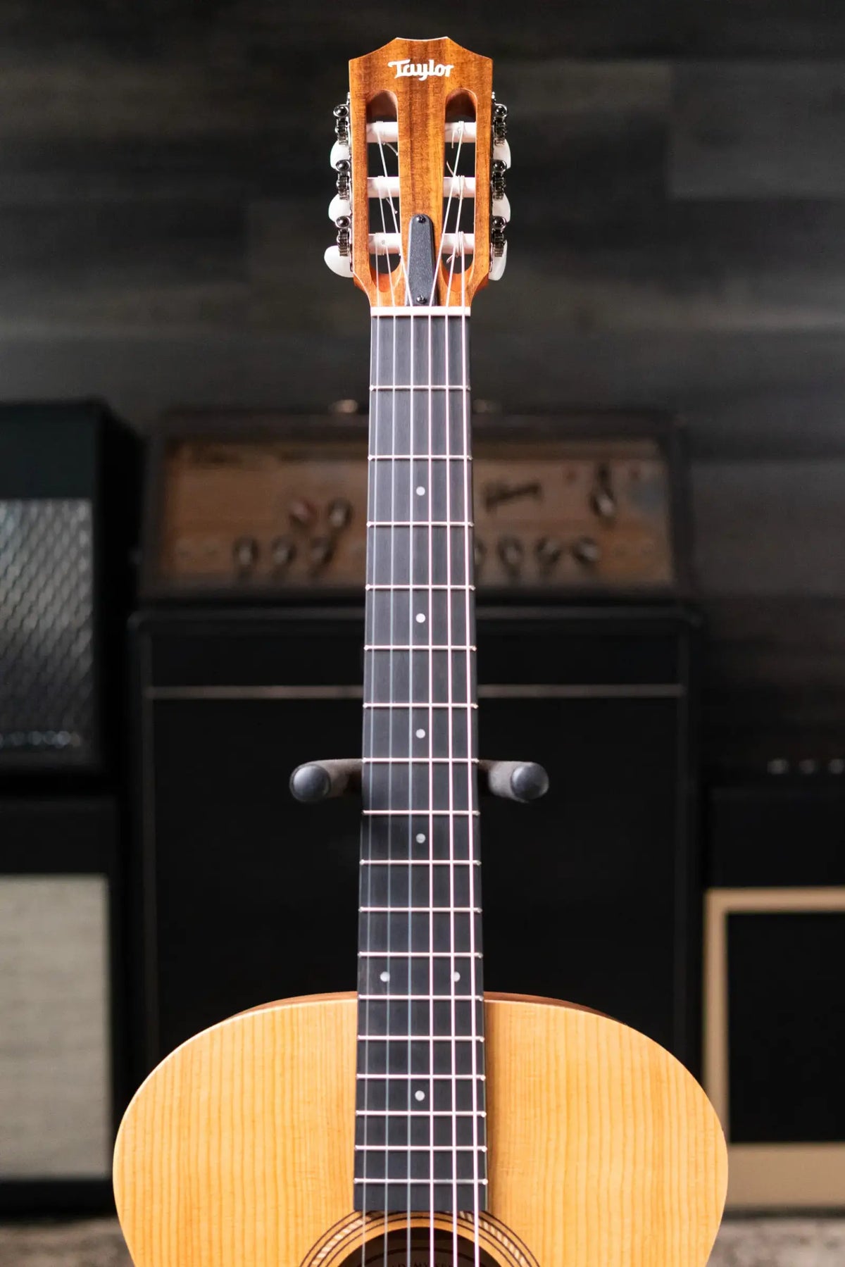 Taylor Academy 12e-N Left-Handed Nylon Grand Concert Acoustic/Electric Guitar with Gig Bag