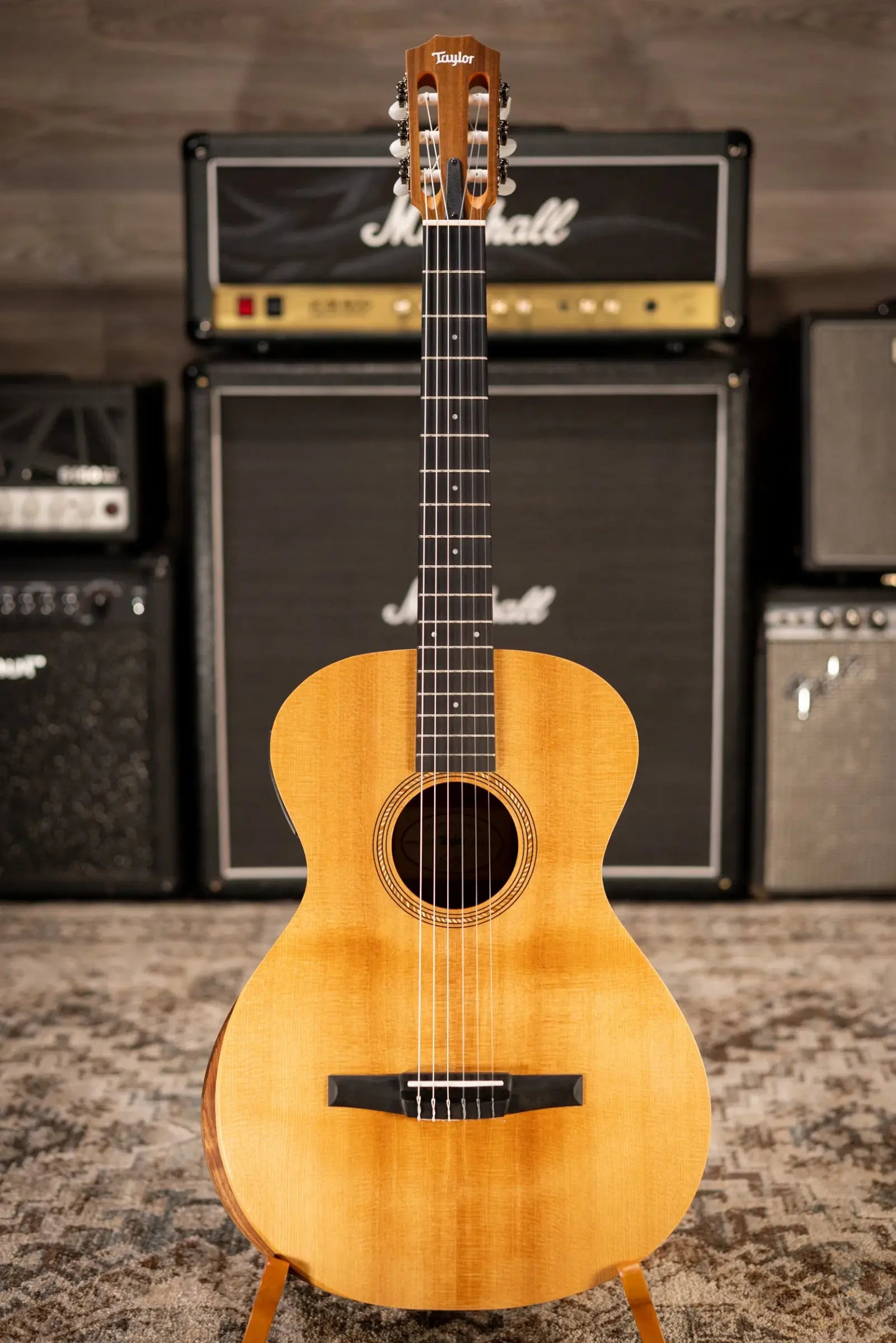 Taylor Academy 12e-N Nylon Grand Concert Acoustic/Electric Guitar with Gig Bag
