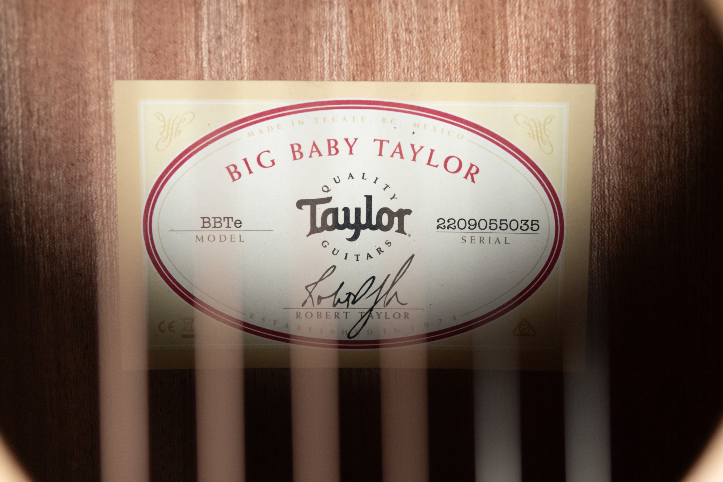 Taylor BBTe Big Baby Taylor Acoustic/Electric Guitar with Gig Bag