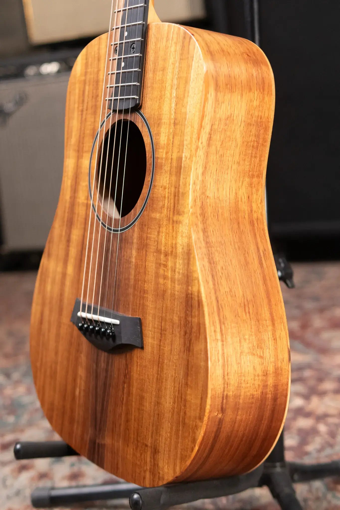 Taylor BTe-Koa Baby Taylor Acoustic/Electric Guitar with Gig Bag