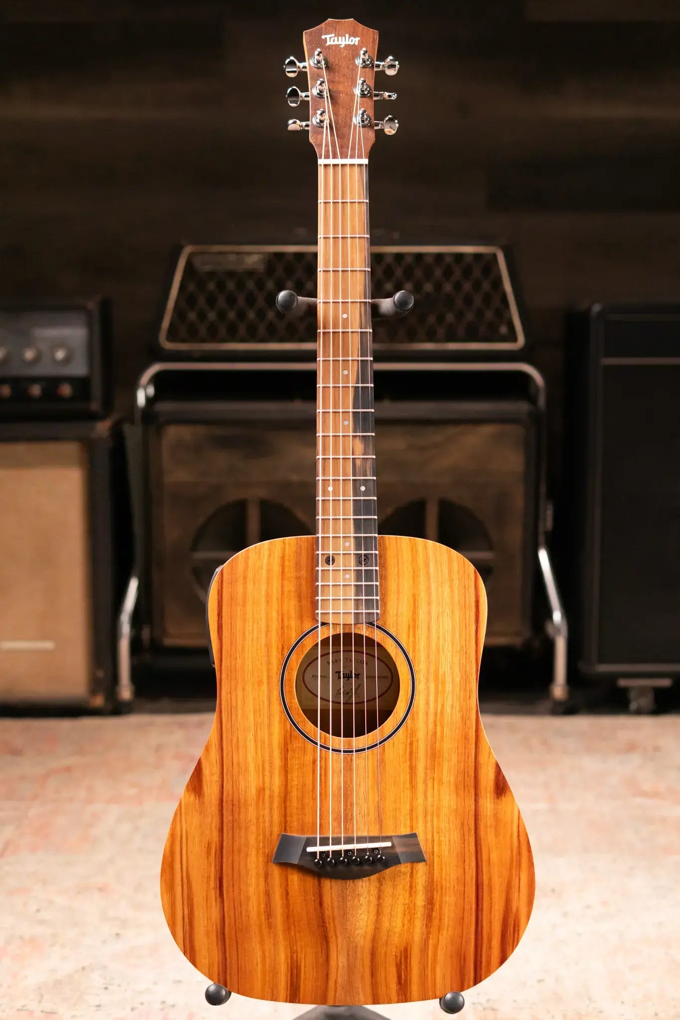 Taylor BTe-Koa Baby Taylor Acoustic/Electric Guitar with Gig Bag