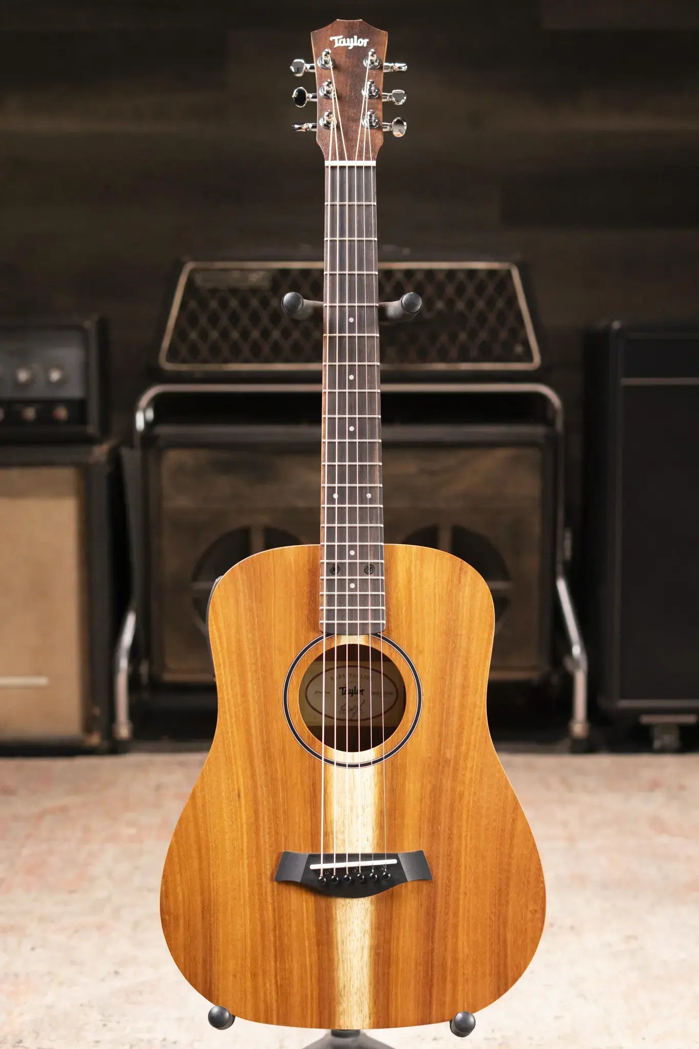 Taylor BTe-Koa Baby Taylor Acoustic-Electric Guitar with Gig Bag