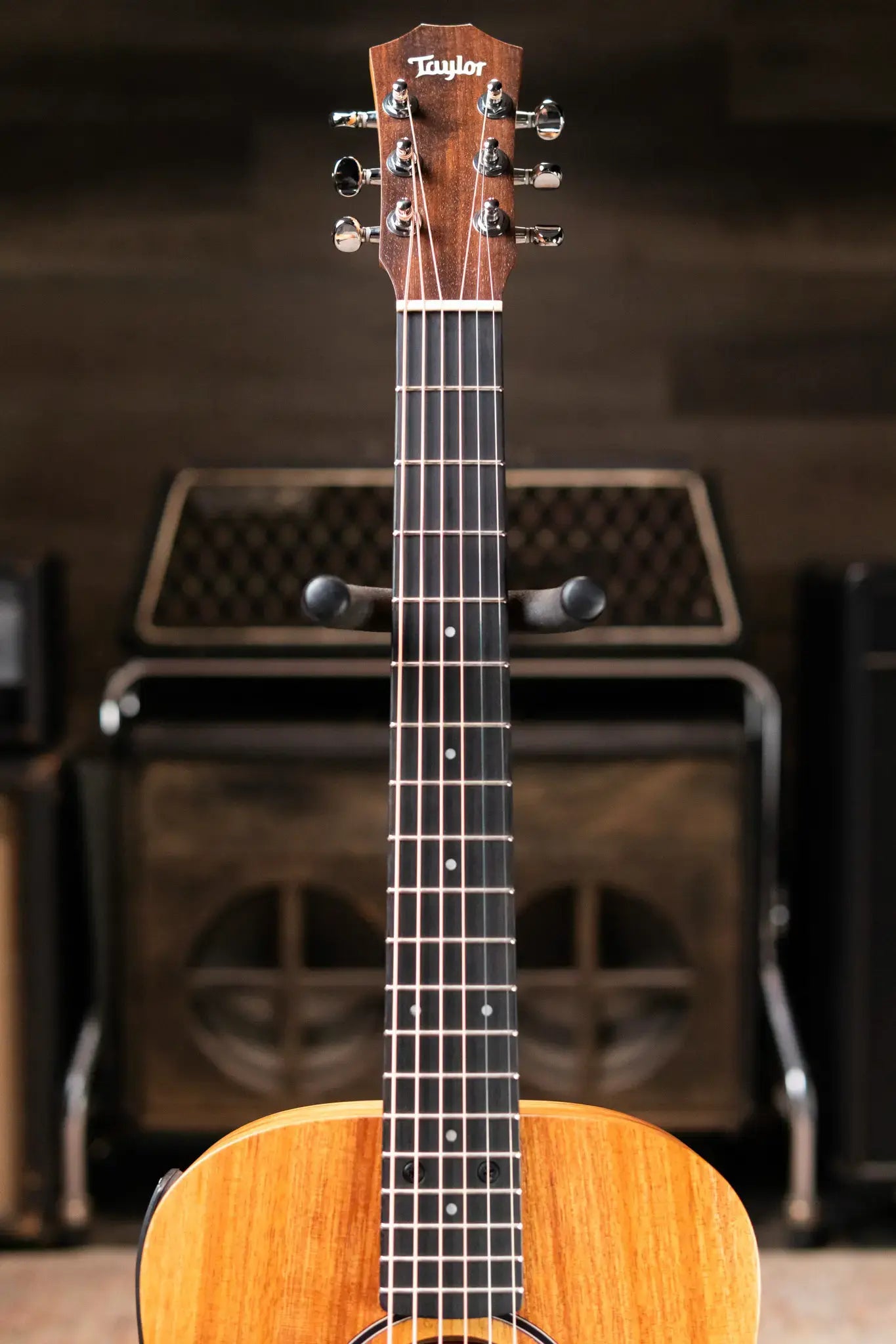 Taylor BTe-Koa Baby Taylor Acoustic/Electric Guitar with Gig Bag - Used