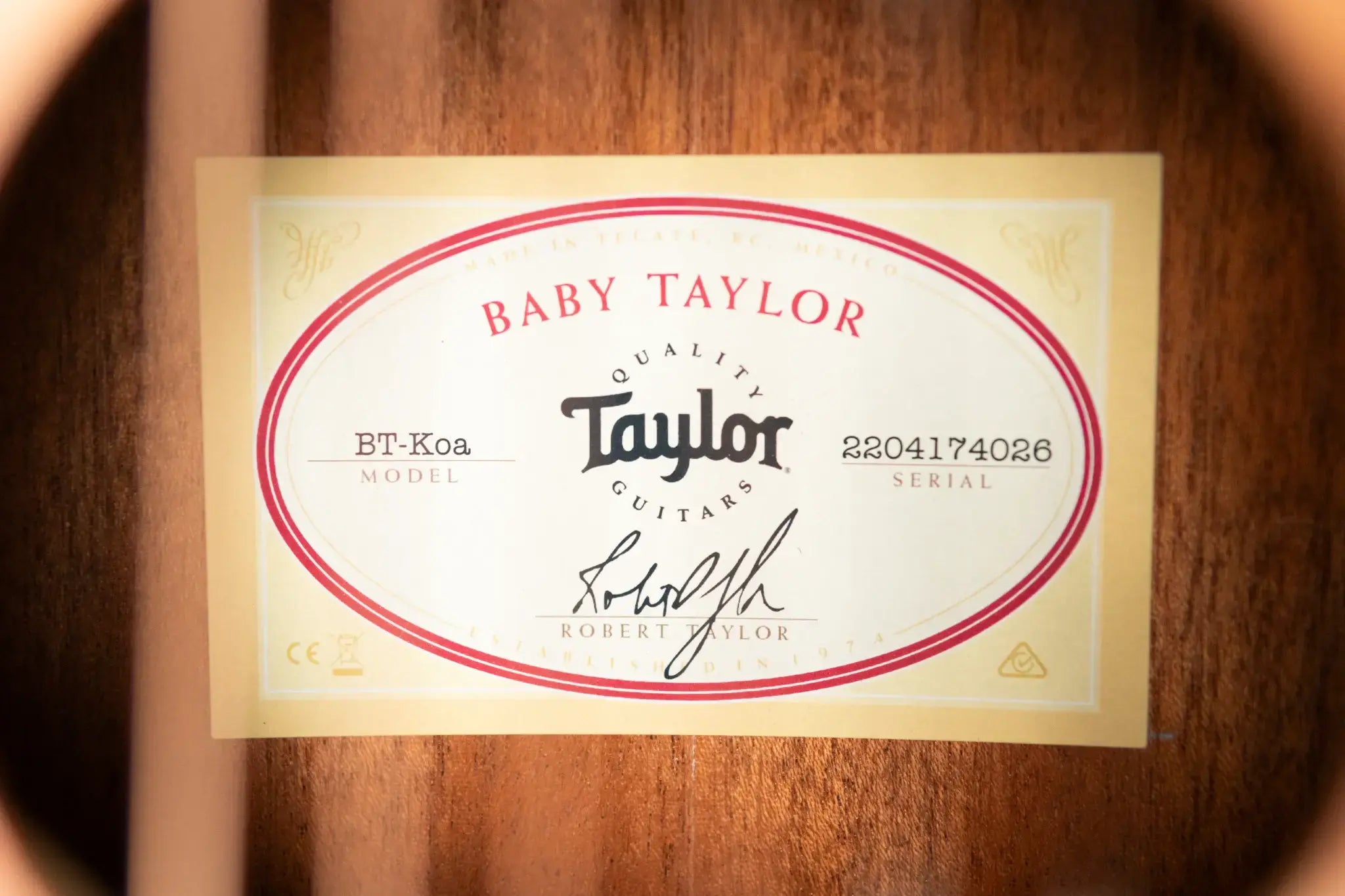 Taylor Baby Taylor BT-Koa Acoustic Guitar with Gig Bag