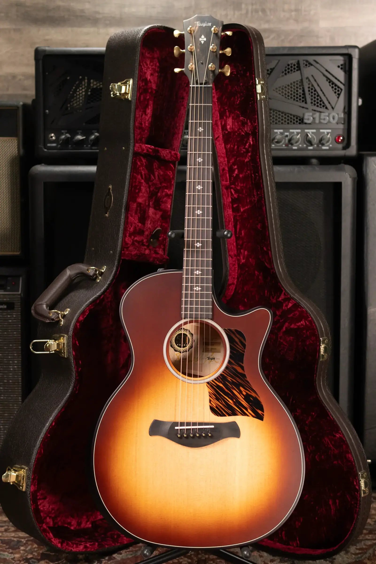 Taylor Builder's Edition 314ce LTD 50th Anniversary Grand Auditorium Acoustic/Electric Guitar - Kona Burst Top with Hardshell Case - Factory Demo
