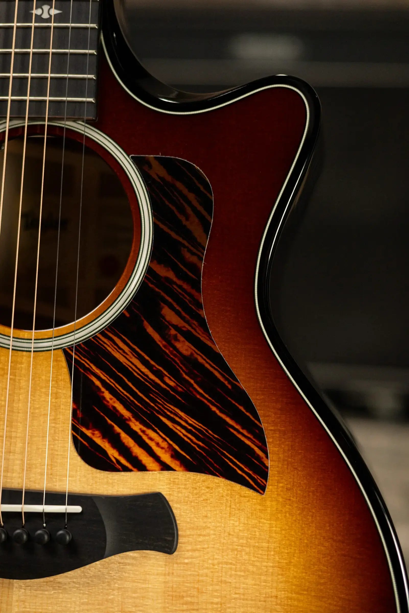Taylor Builder's Edition 514ce Acoustic-Electric Guitar - Kona Burst with Hardshell Case