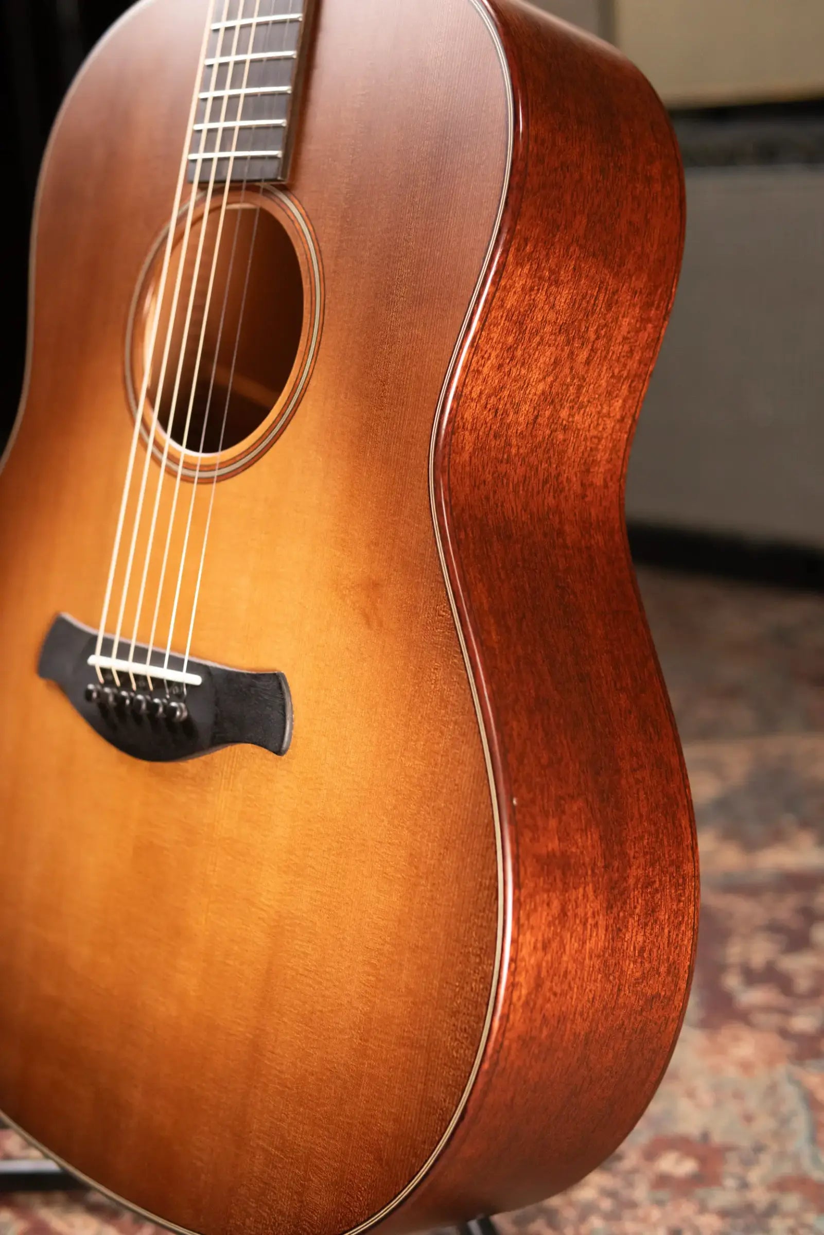Taylor Builder's Edition 517e Grand Pacific Acoustic/Electric Guitar - Wild Honey Burst with Hardshell Case - Floor Model Demo