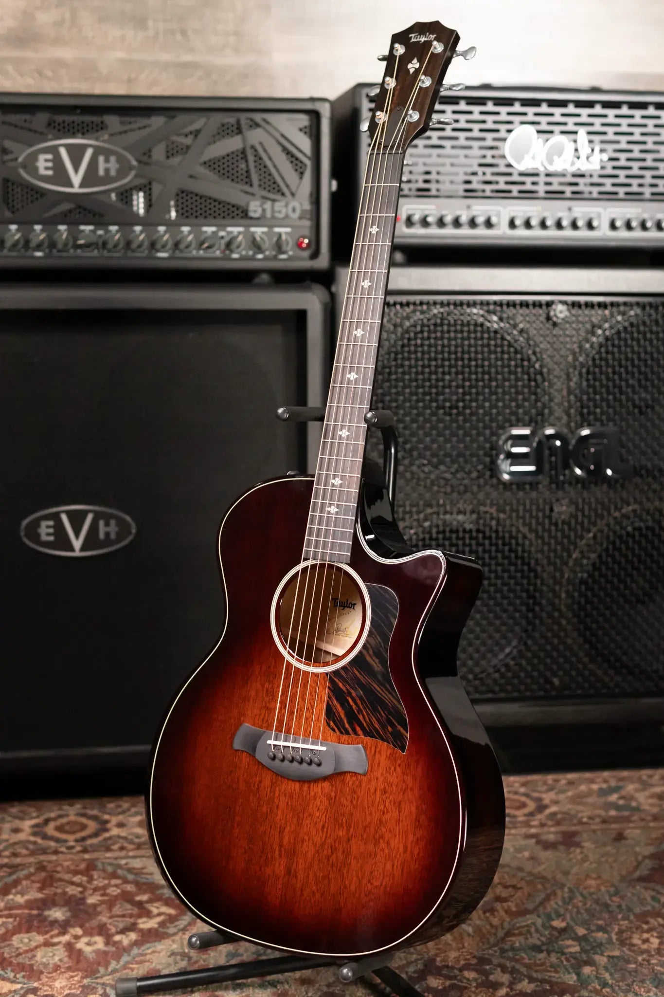 Taylor Builder's Edition 524ce Grand Auditorium Acoustic/Electric Guitar with Hardshell Case - Demo