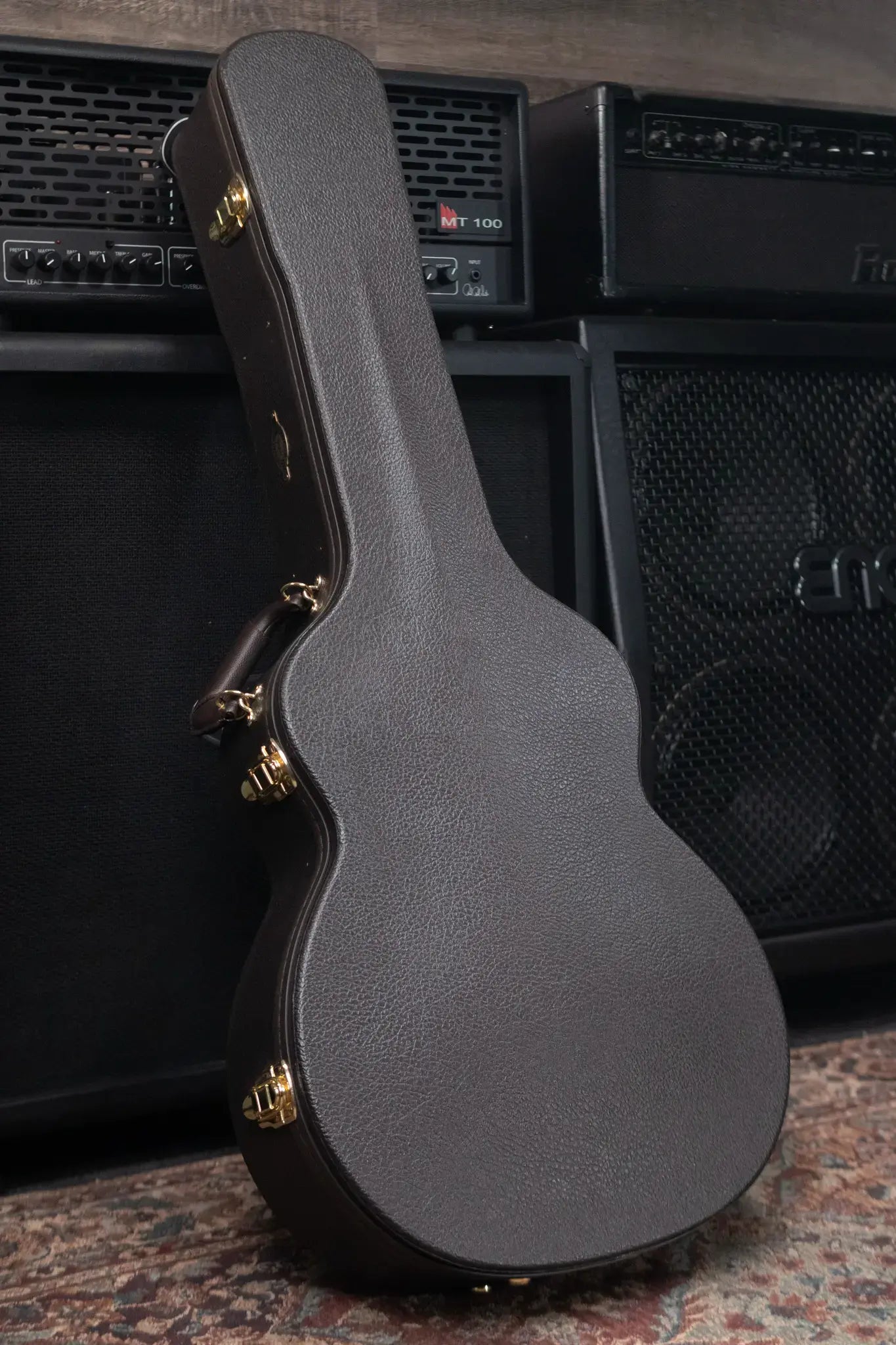 Taylor Builder's Edition 814ce Blacktop Grand Auditorium Acoustic/Electric Guitar with Hardshell Case