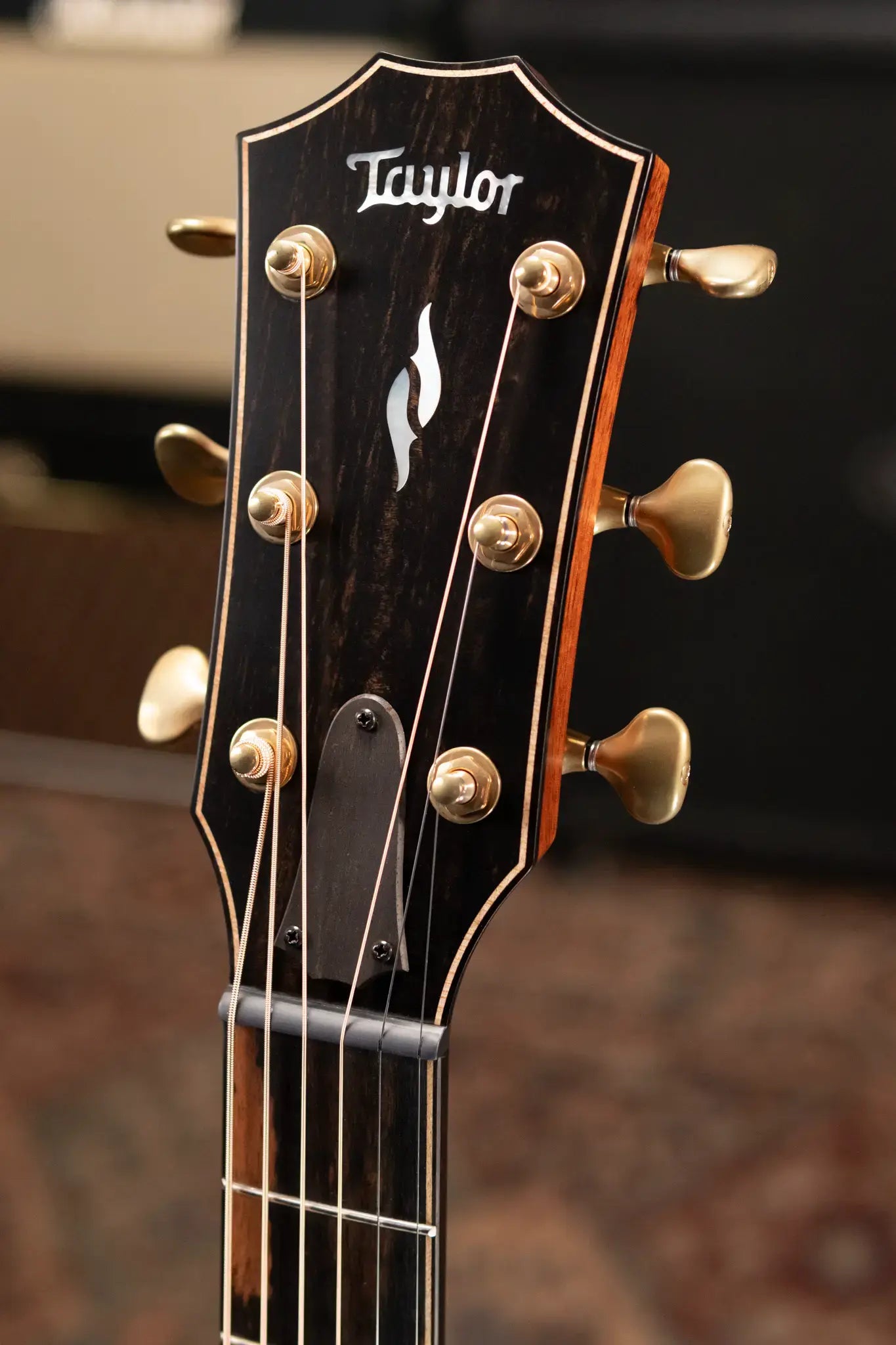 Taylor Builder's Edition 814ce Grand Auditorium Acoustic/Electric Guitar - Blacktop with Hardshell Case