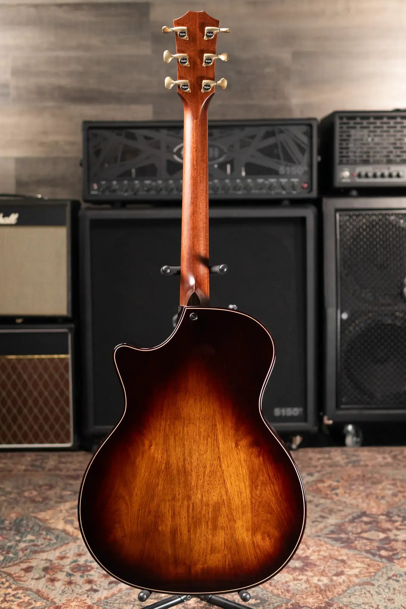 Taylor Builder's Edition 814ce Grand Auditorium Acoustic/Electric Guitar - Blacktop with Hardshell Case