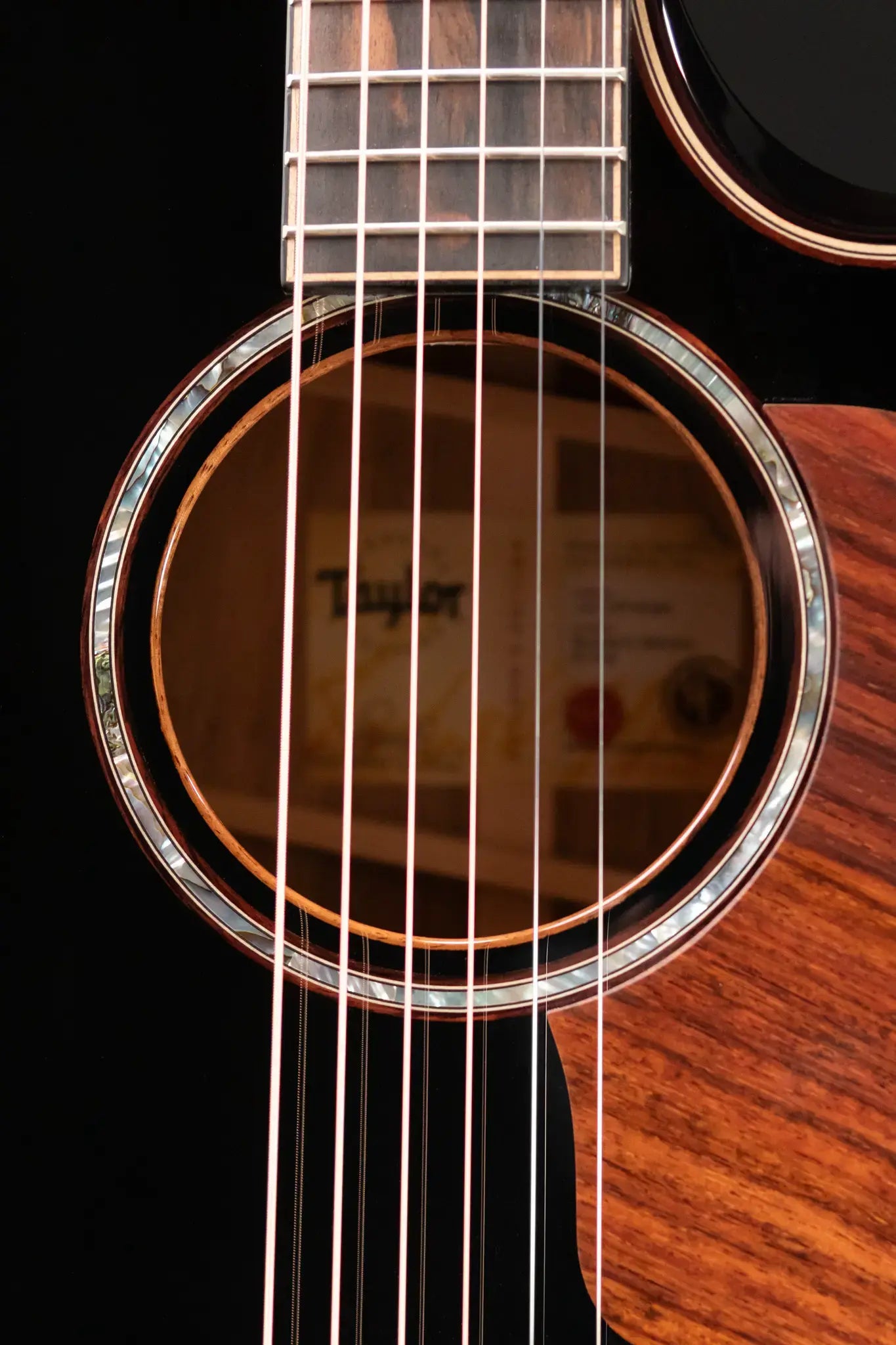 Taylor Builder's Edition 814ce Grand Auditorium Acoustic/Electric Guitar - Blacktop with Hardshell Case