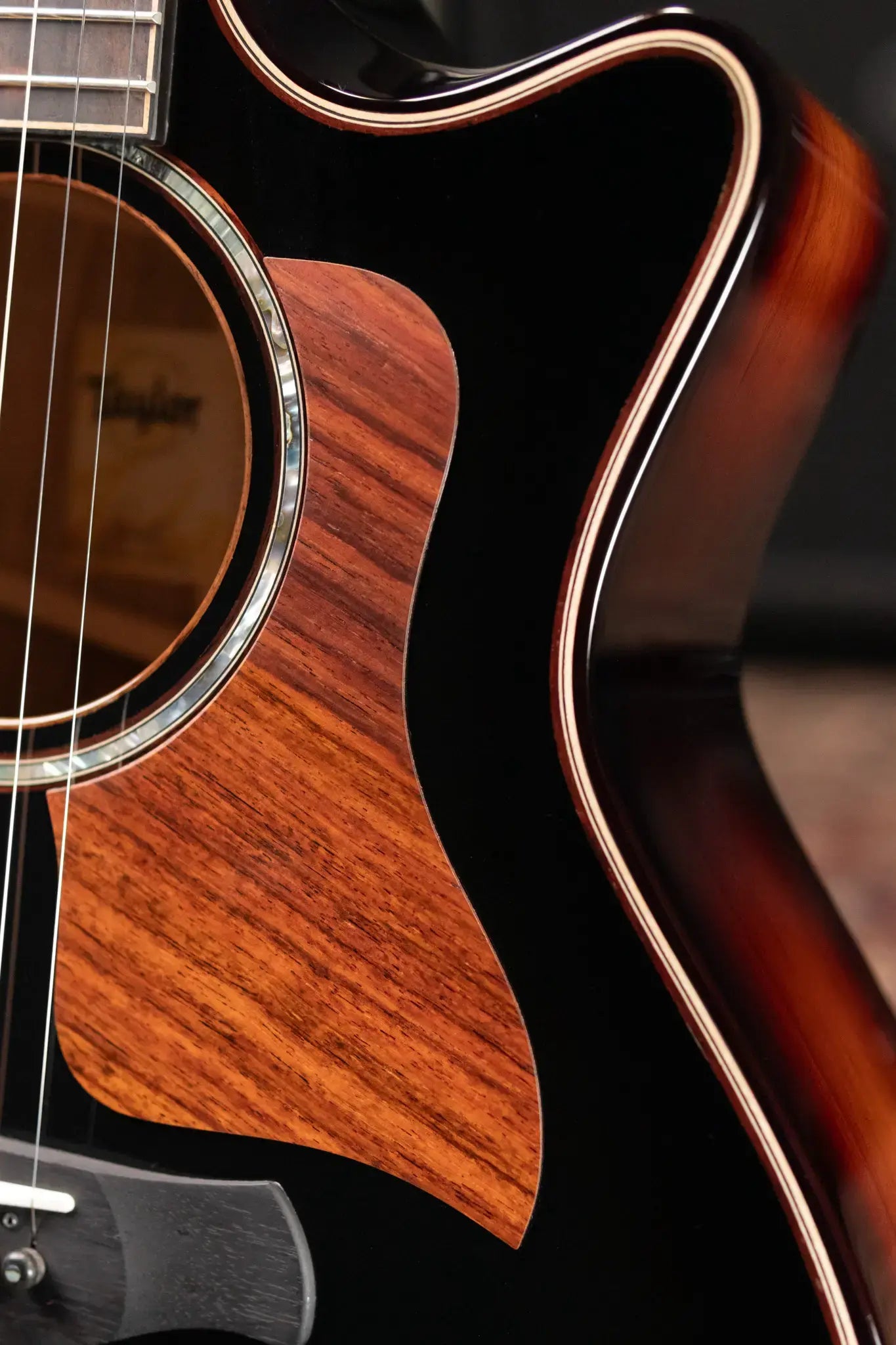 Taylor Builder's Edition 814ce Grand Auditorium Acoustic/Electric Guitar - Blacktop with Hardshell Case