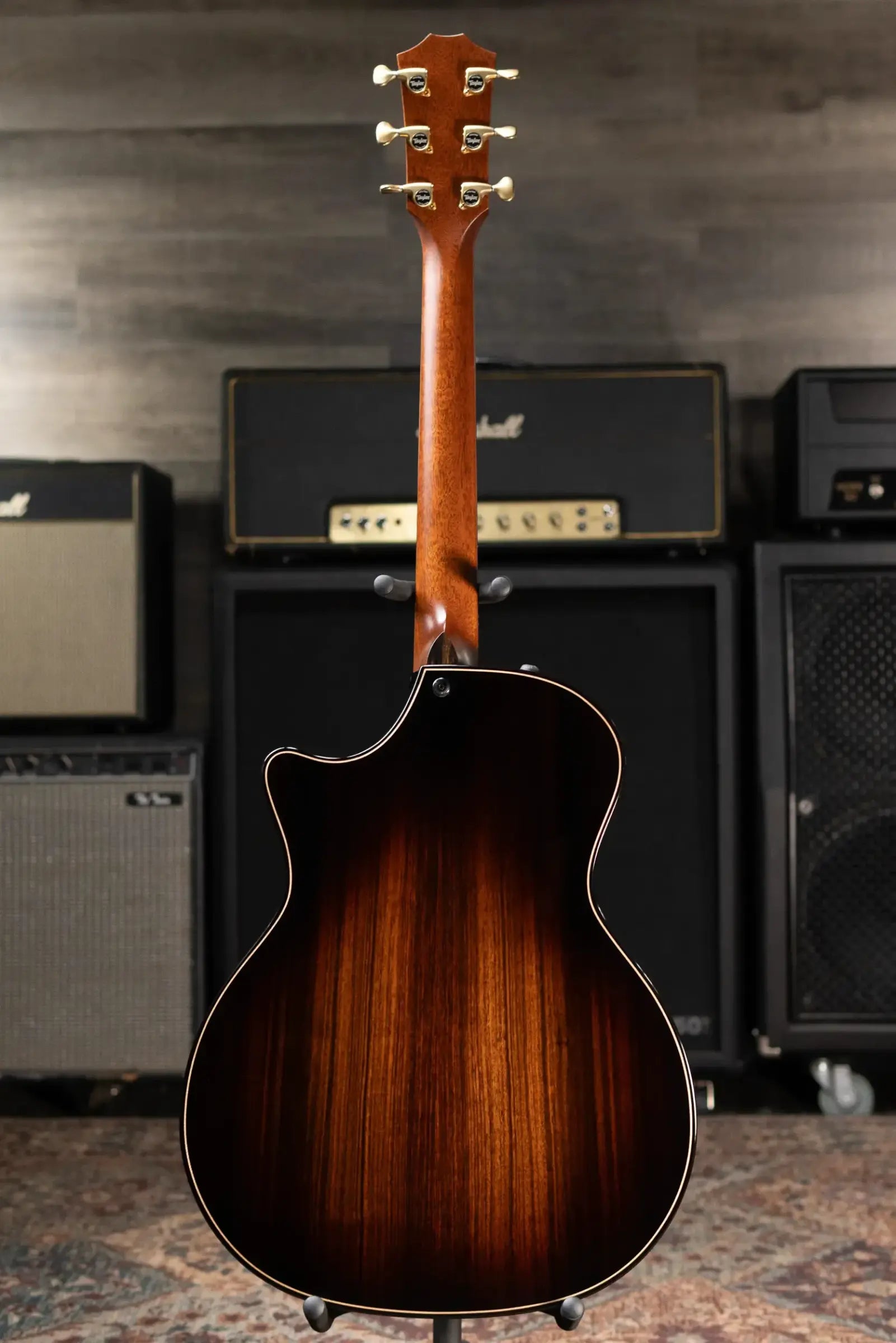 Taylor Builder's Edition 814ce Grand Auditorium Acoustic/Electric Guitar - Blacktop with Hardshell Case