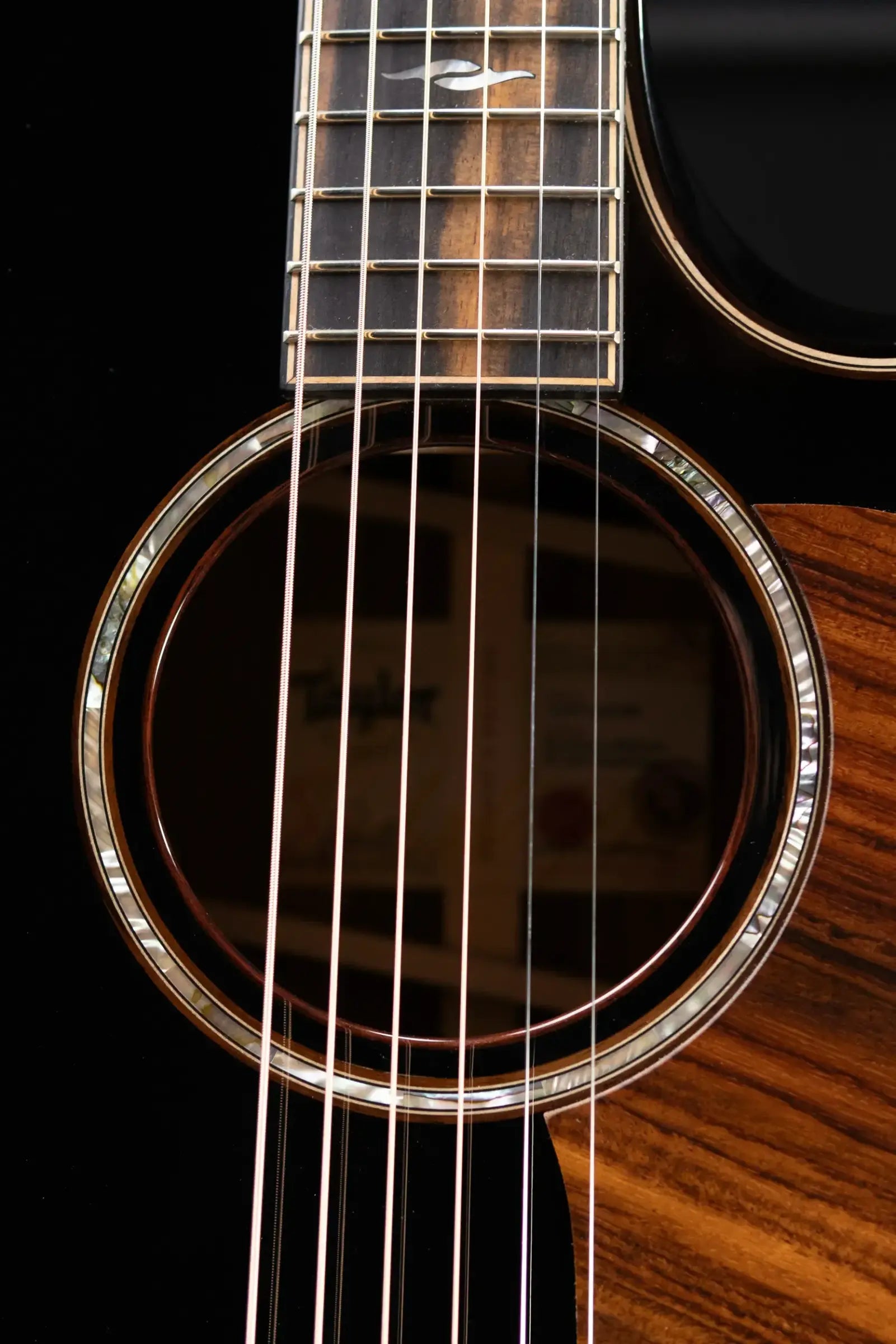Taylor Builder's Edition 814ce Grand Auditorium Acoustic/Electric Guitar - Blacktop with Hardshell Case