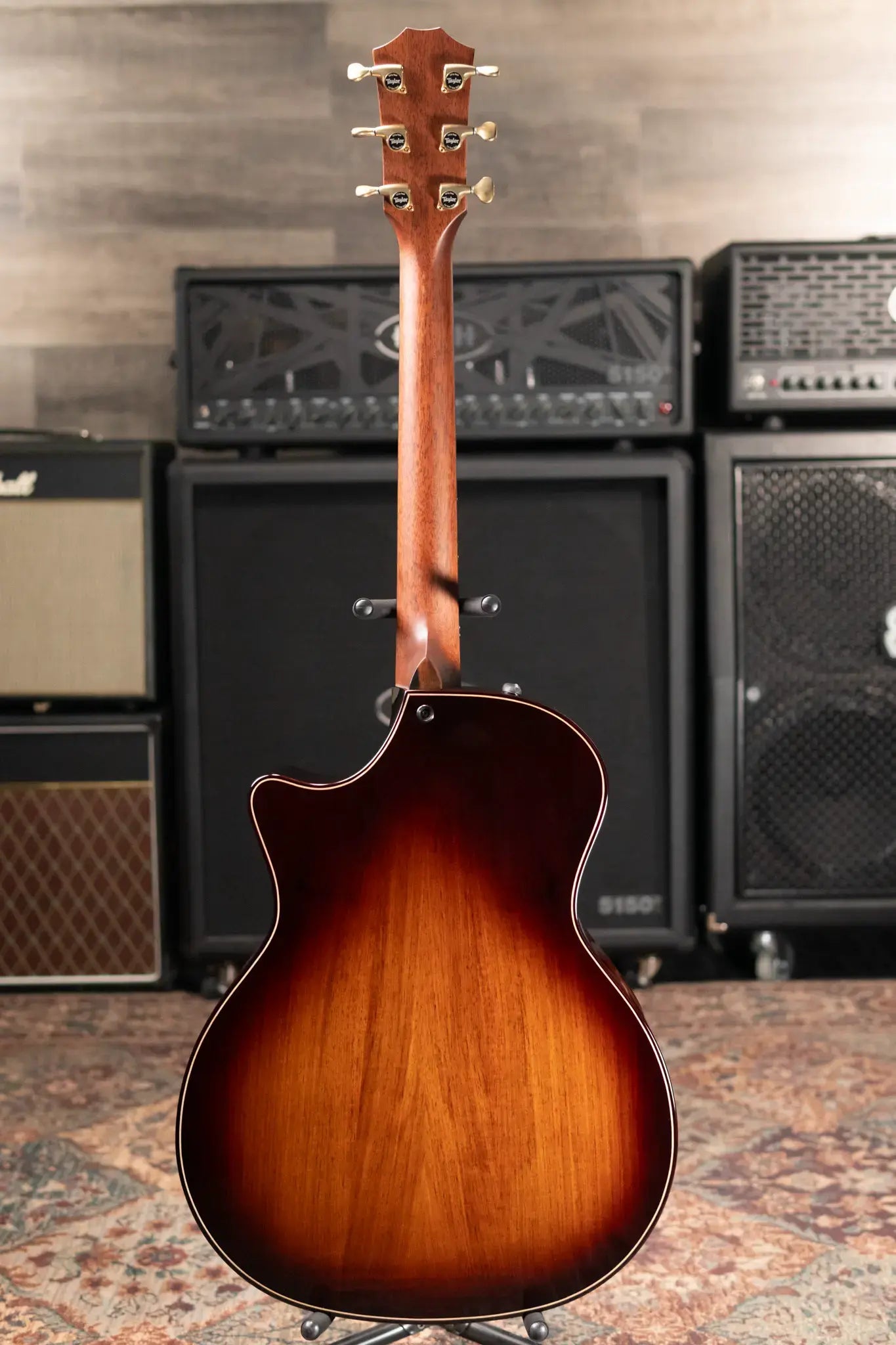 Taylor Builder's Edition 814ce Grand Auditorium Acoustic/Electric Guitar - Shaded Edge Burst with Hardshell Case