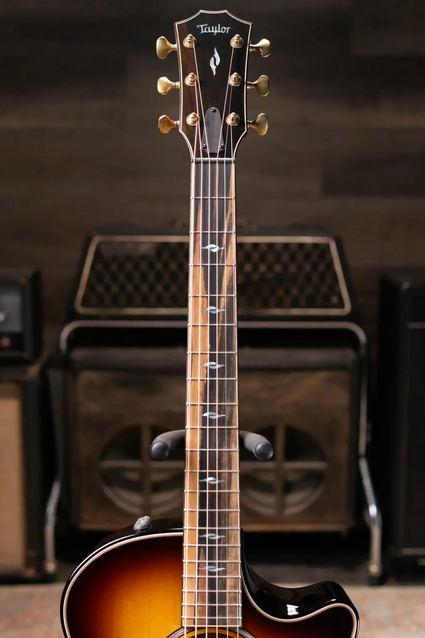 Taylor Builder's Edition 814ce Grand Auditorium Acoustic/Electric Guitar - Shaded Edge Burst with Hardshell Case - Factory Demo