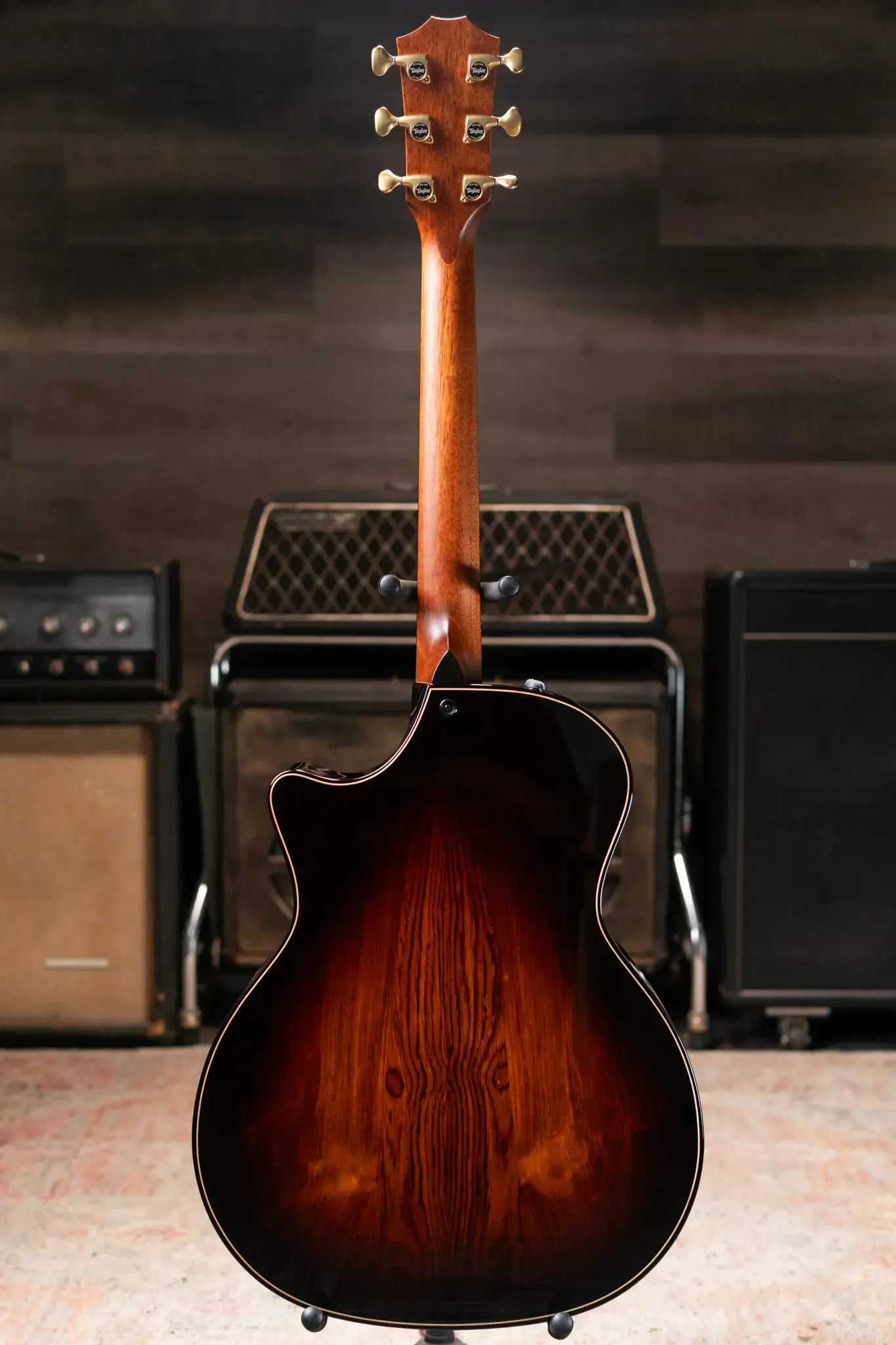 Taylor Builder's Edition 814ce Grand Auditorium Acoustic/Electric Guitar - Shaded Edge Burst with Hardshell Case - Factory Demo