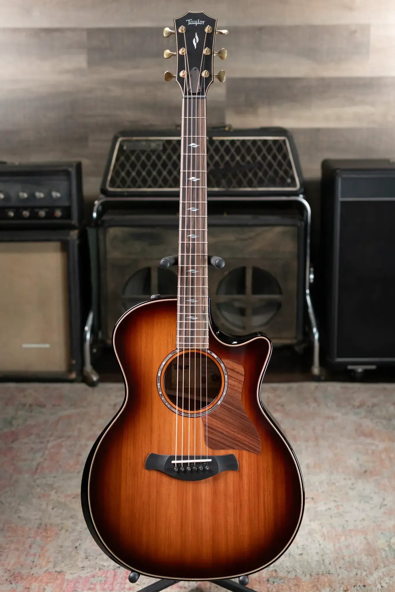 Taylor Builder's Edition 814ce Honduran Rosewood/Sinker Redwood Acoustic/Electric Guitar with Hardshell Case