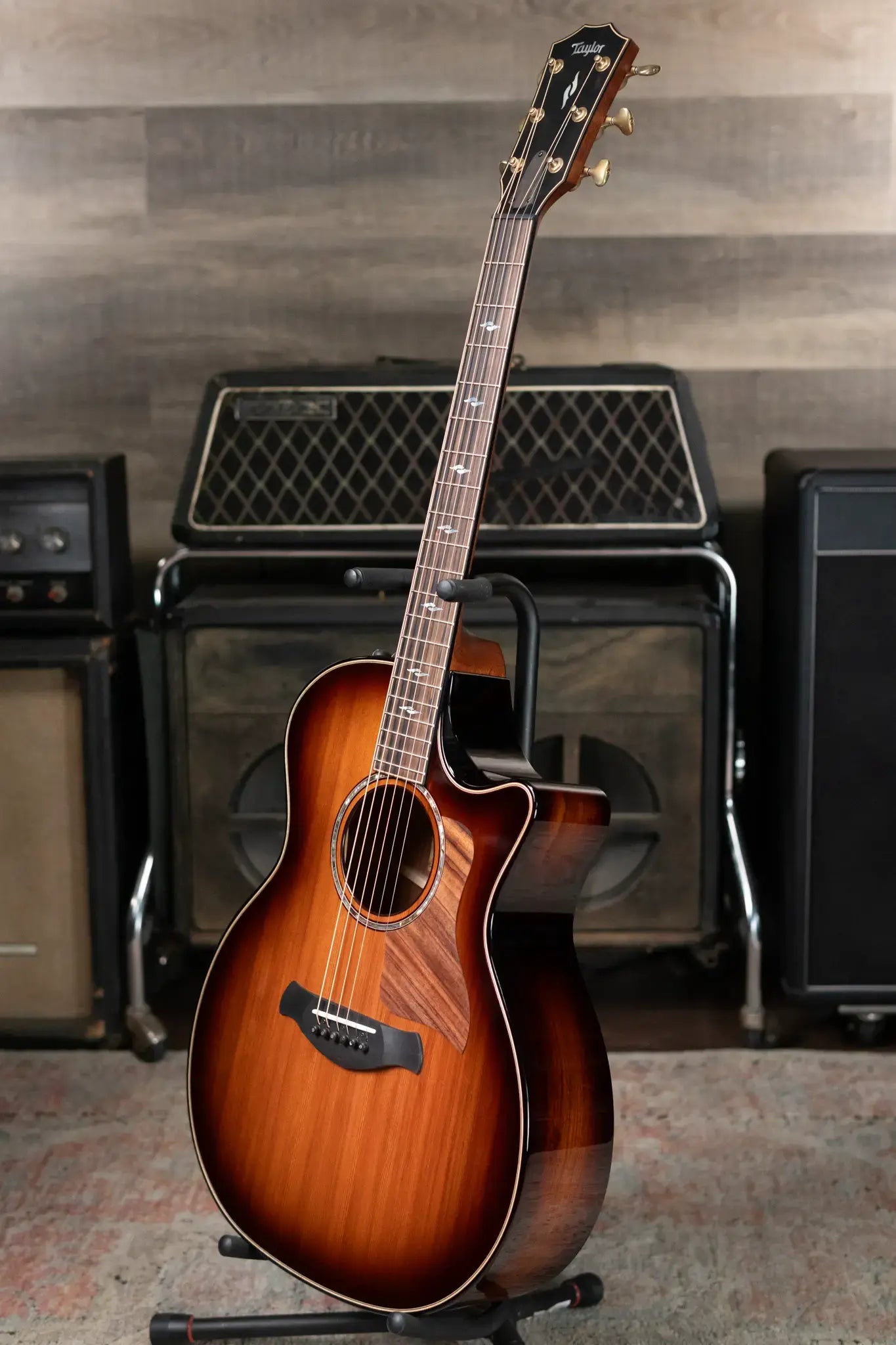 Taylor Builder's Edition 814ce Honduran Rosewood/Sinker Redwood Acoustic/Electric Guitar with Hardshell Case