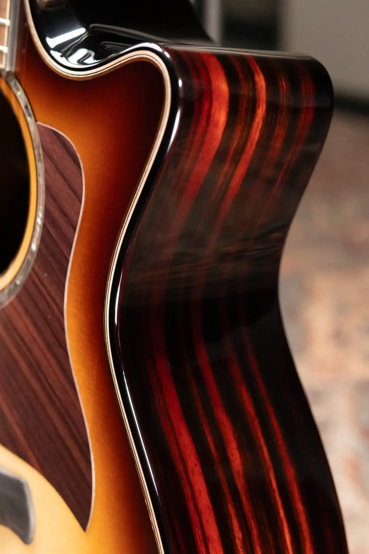 Taylor (1 of 42) Builder's Edition 814ce LTD Grand Auditorium Acoustic/Electric Guitar - Macassar Ebony with Hardshell Case - Demo