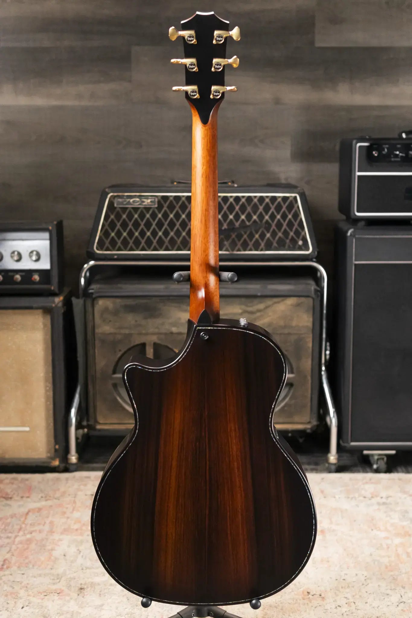Taylor Builder's Edition 914ce Grand Auditorium Acoustic/Electric Guitar - Wild Honey Burst with Hardshell Case
