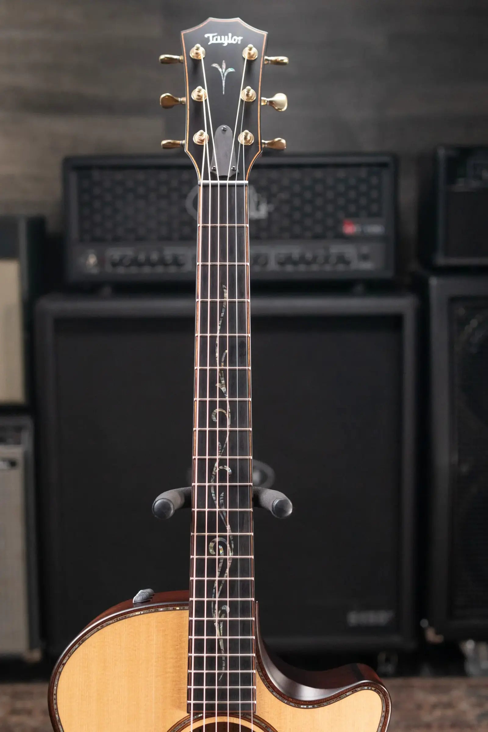 Taylor Builder's Edition K14ce Acoustic-Electric Guitar - Natural with Hardshell Case - Used