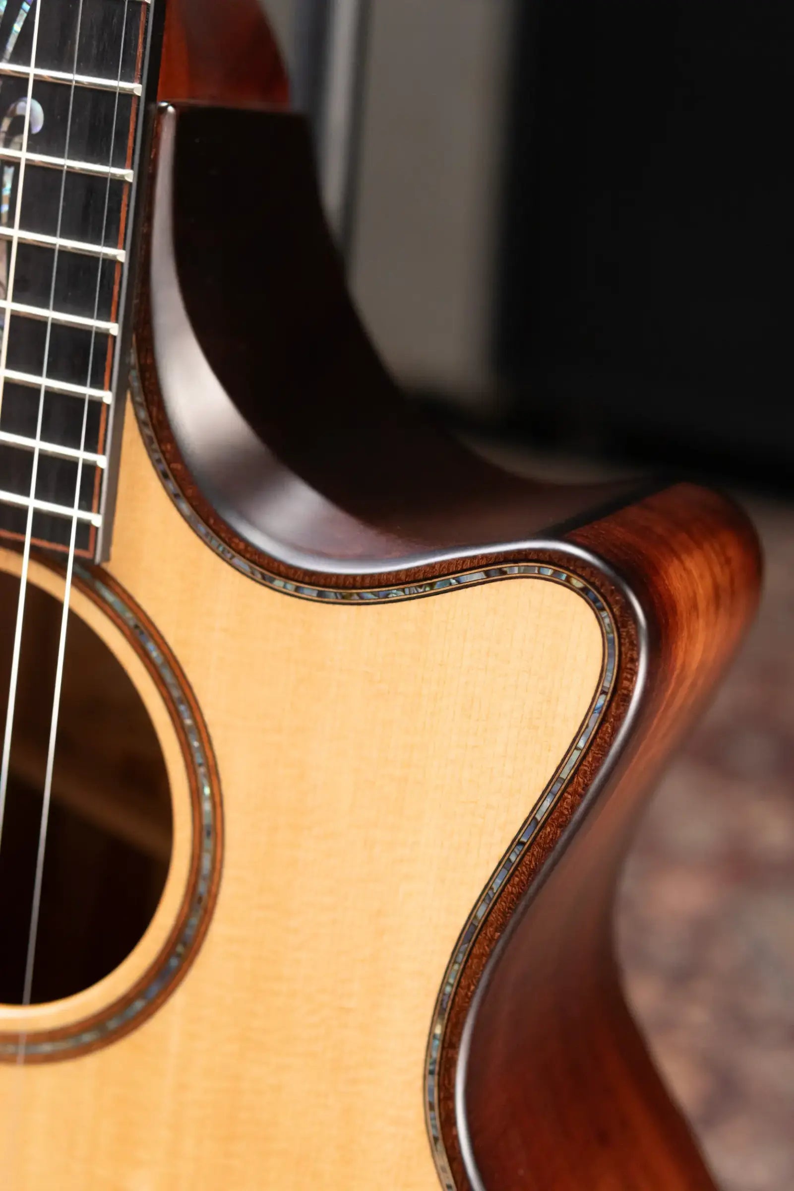 Taylor Builder's Edition K14ce Acoustic-Electric Guitar - Natural with Hardshell Case - Used