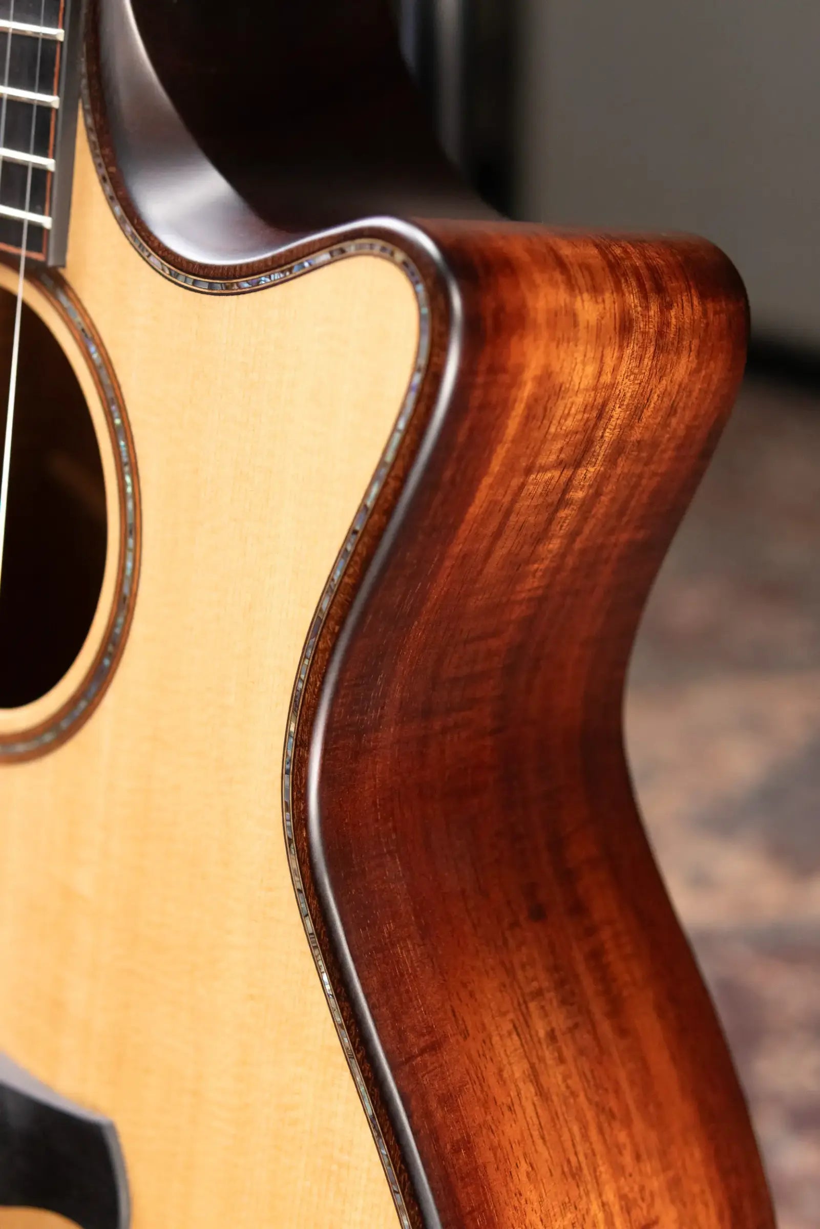 Taylor Builder's Edition K14ce Acoustic-Electric Guitar - Natural with Hardshell Case - Used