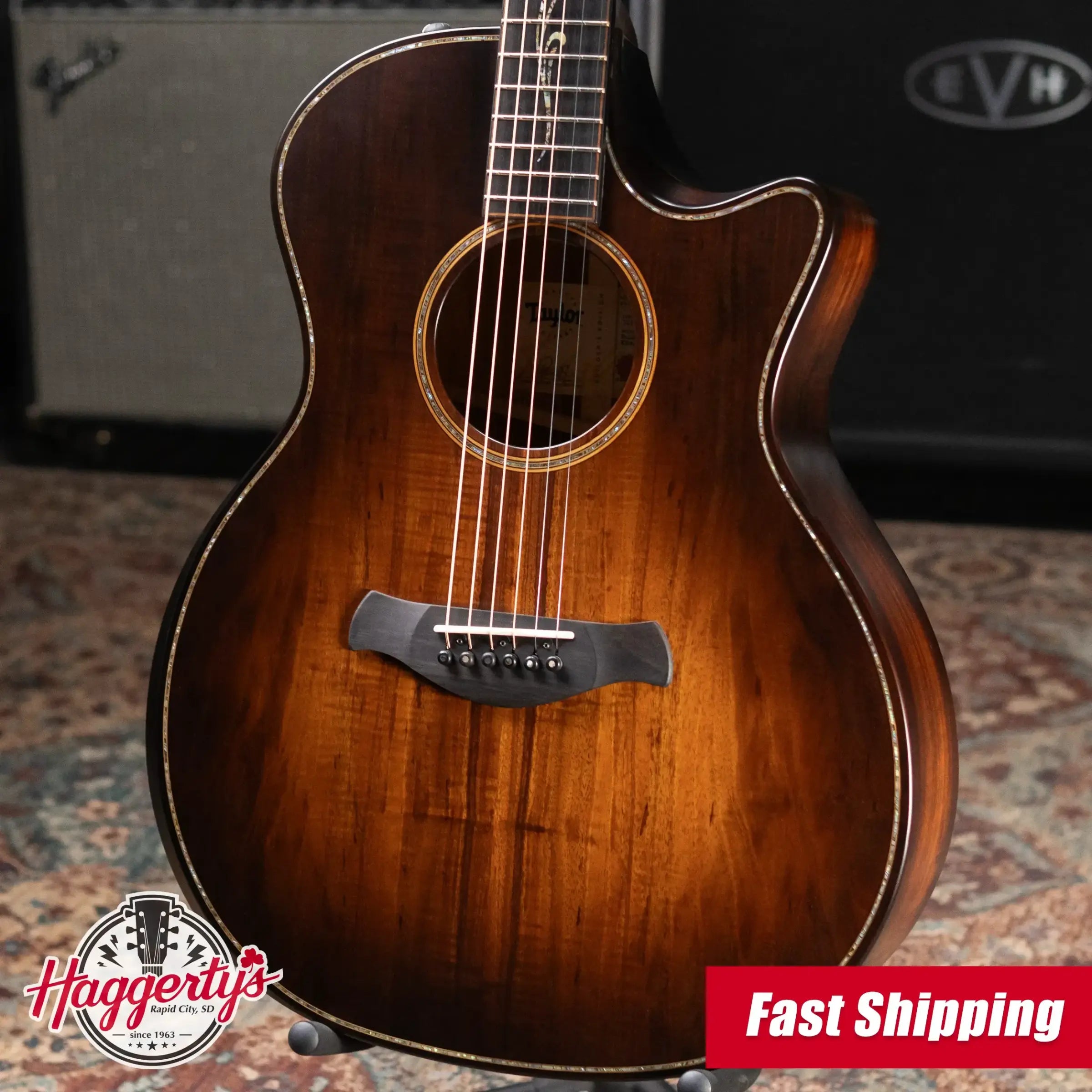 Taylor Builder's Edition K24ce Grand Auditorium Acoustic/Electric Guitar with Hardshell Case