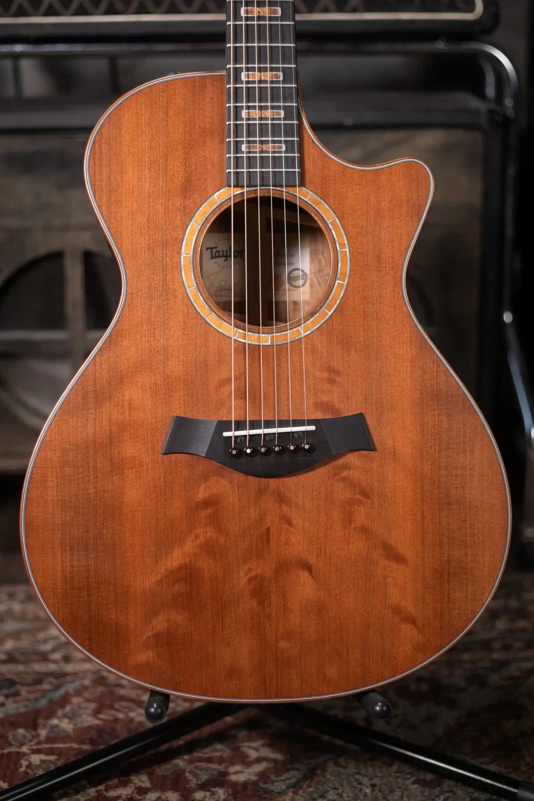 Taylor Custom Catch 2023 C12ce #39 Grand Concert Koa/Sinker Redwood with Hardshell Case