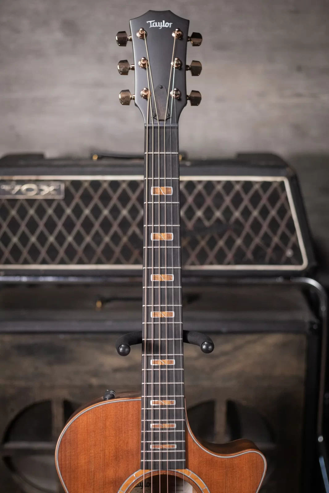 Taylor Custom Catch 2023 C12ce #39 Grand Concert Koa/Sinker Redwood with Hardshell Case