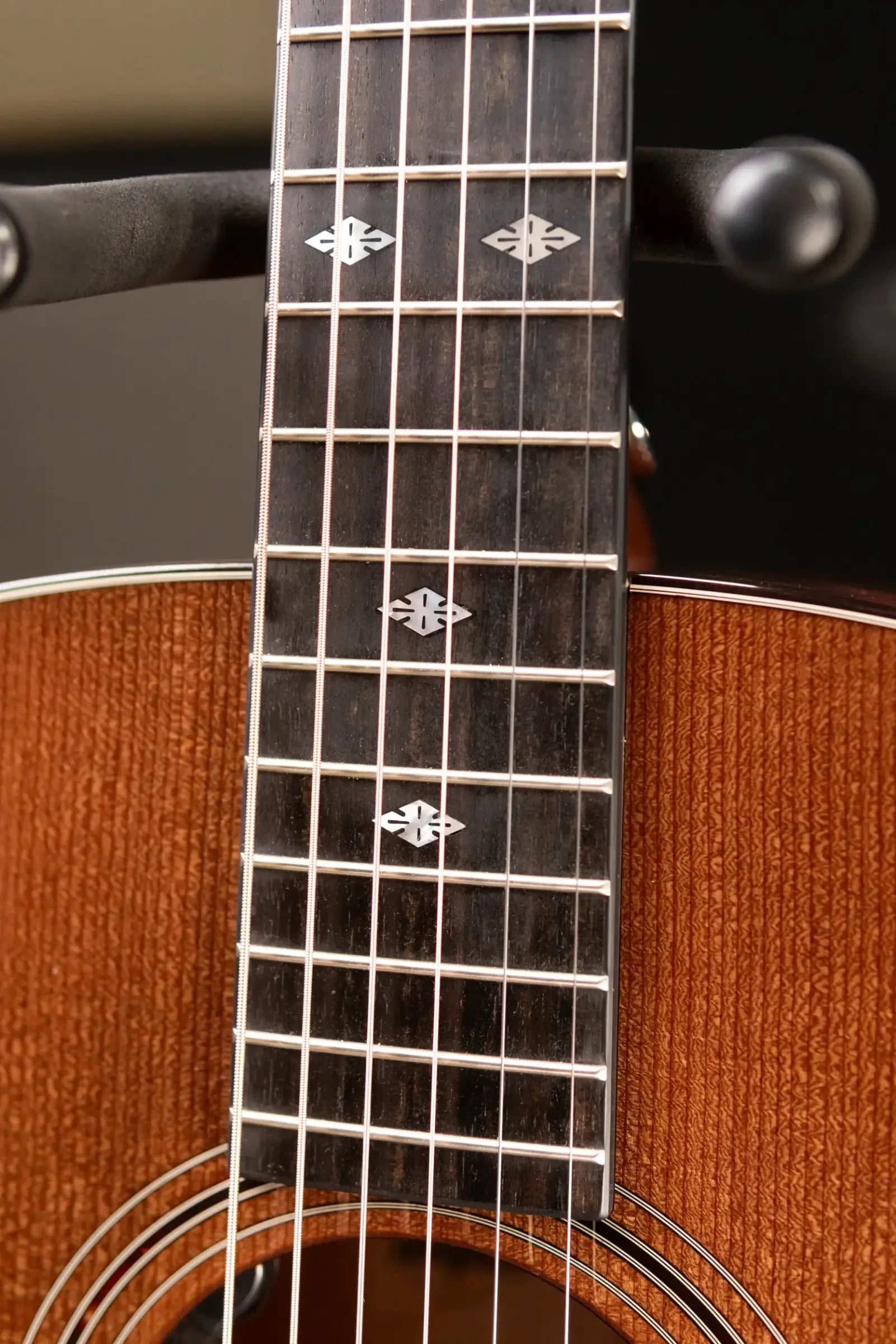 Taylor Custom 318e Mahogany/Torrefied Sitka Grand Orchestra Acoustic/Electric Guitar - Wild Honey Burst Top with Hardshell Case - Factory Demo