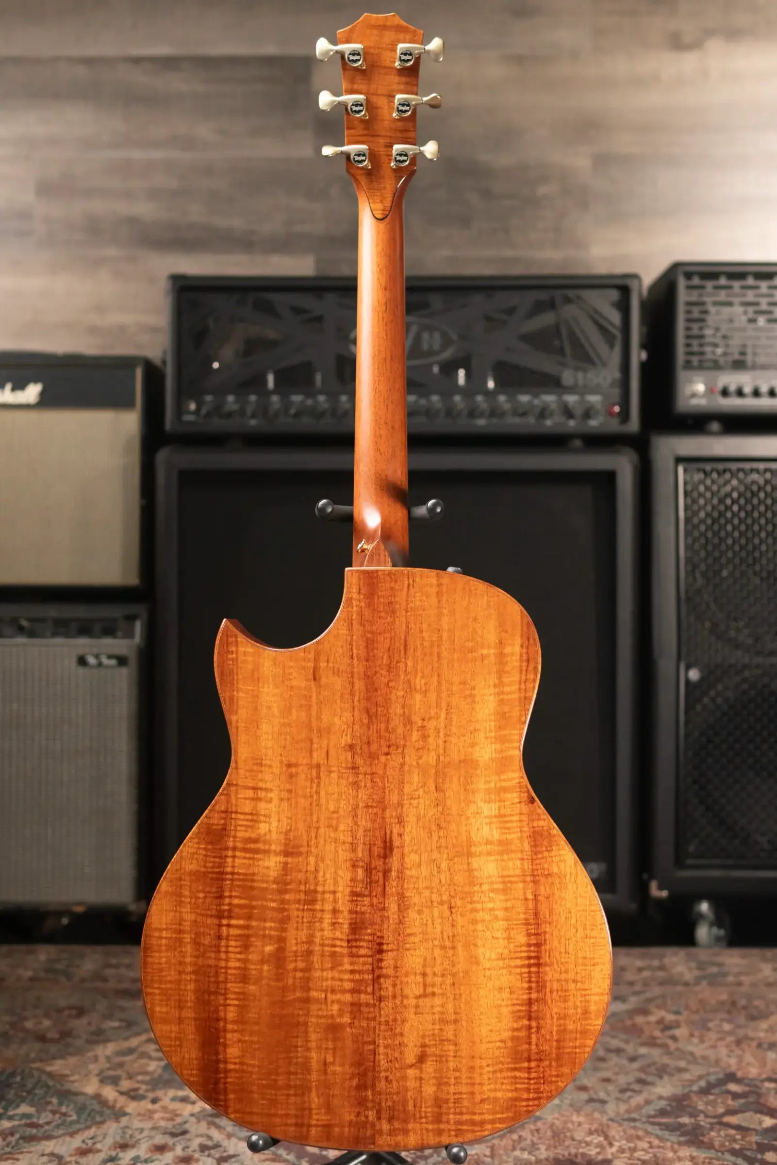 Taylor Custom C28ce AA Koa Grand Orchestra Acoustic/Electric Guitar with Hardshell Case - Used