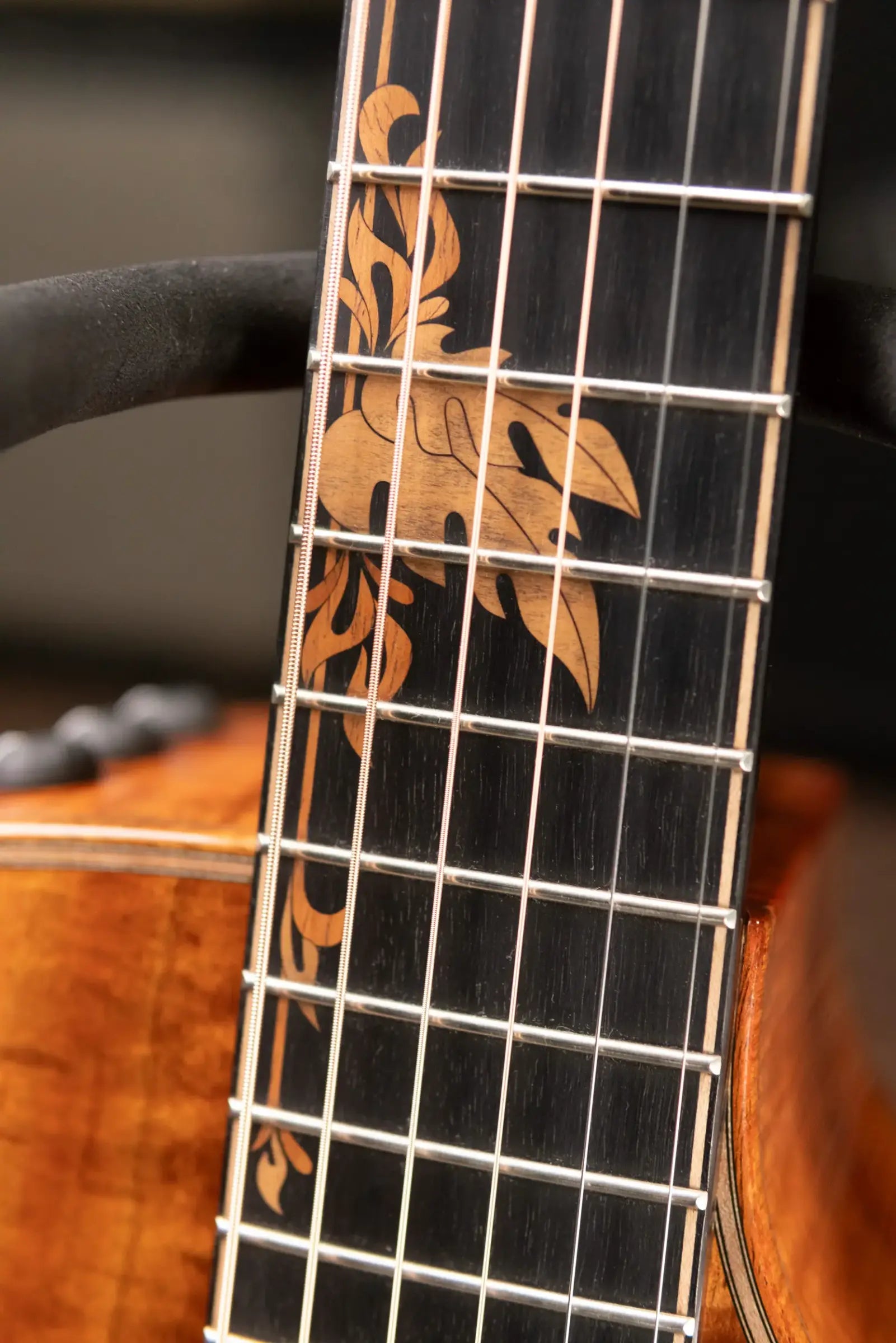 Taylor Custom C28ce AA Koa Grand Orchestra Acoustic/Electric Guitar with Hardshell Case - Used