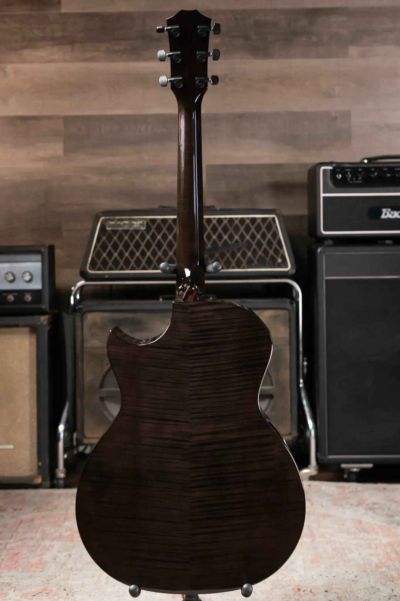 Taylor Custom Grand Auditorium Acoustic Electric Maple Sinker Cypress with Hardshell Case 6772d01ae95b3