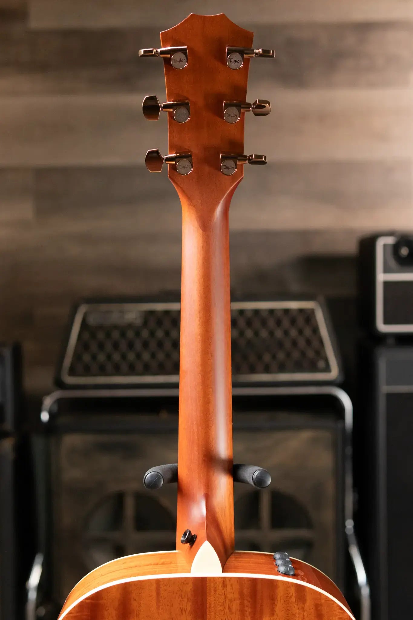 Taylor Custom Shop Grand Concert 12-Fret Acoustic/Electric - Black Top Mahogany/Mahogany with Hardshell Case