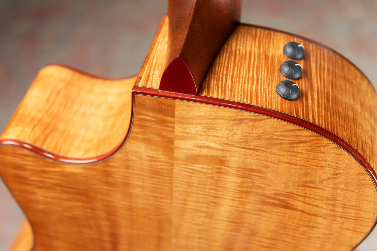 Taylor Custom Shop Master Grade Koa Grand Auditorium Acoustic/Electric Guitar with Hardshell Case - Used