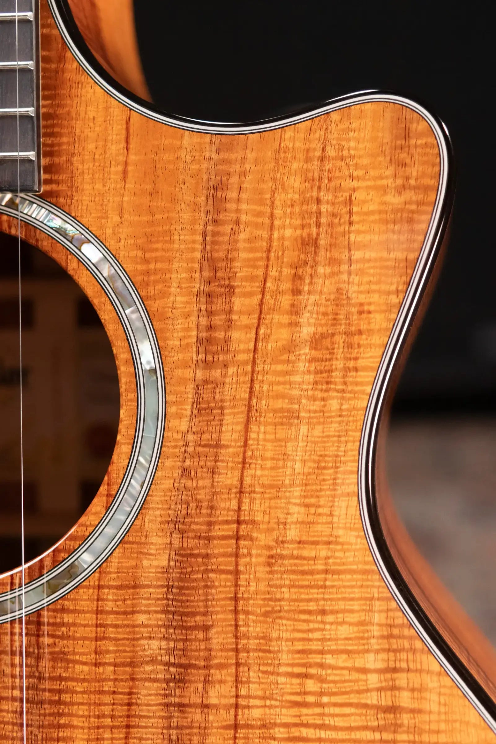 Taylor Custom Shop #12940 GA-9 9-String Grand Auditorium Acoustic/Electric Guitar - Hand Selected AA Koa with Hardshell Case