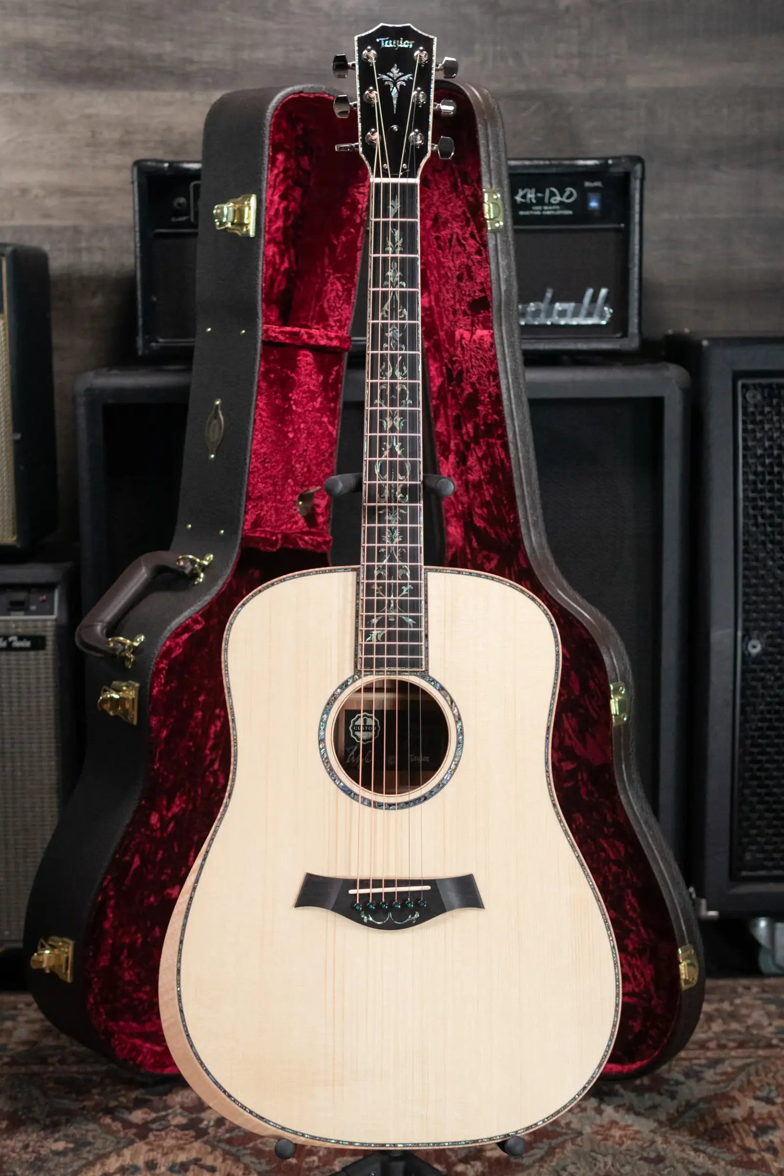 Taylor Custom Shop #C0966 Spruce Hand-Picked by Bob Taylor/Brazilian Rosewood Dreadnought Acoustic Guitar with Hardshell Case