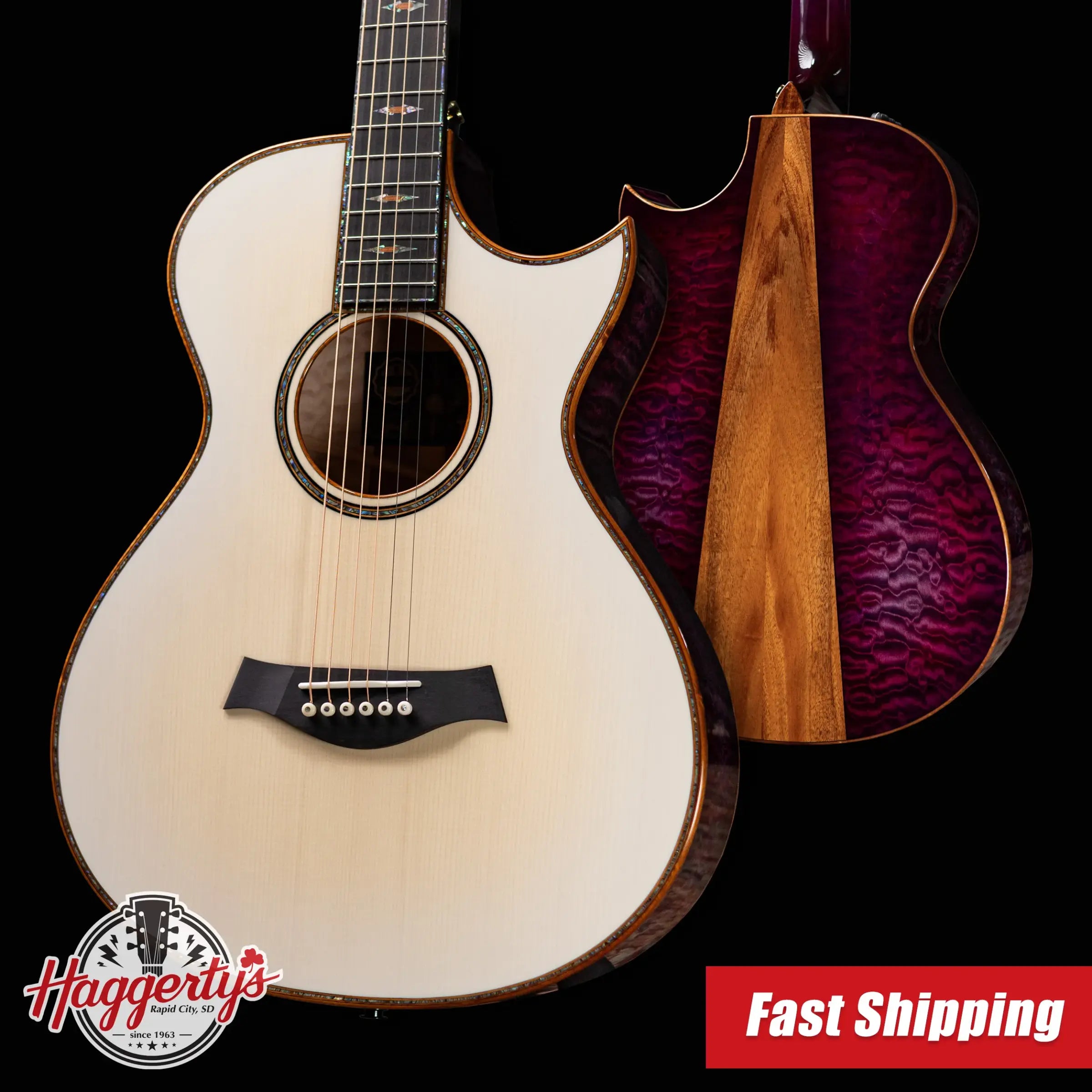 Taylor Custom Shop C12ce 12-Fret B8006 2026 Catch Event #6 Grand Concert Acoustic/Electric Guitar - Lutz Spruce / Big Leaf Maple with Hardshell Case