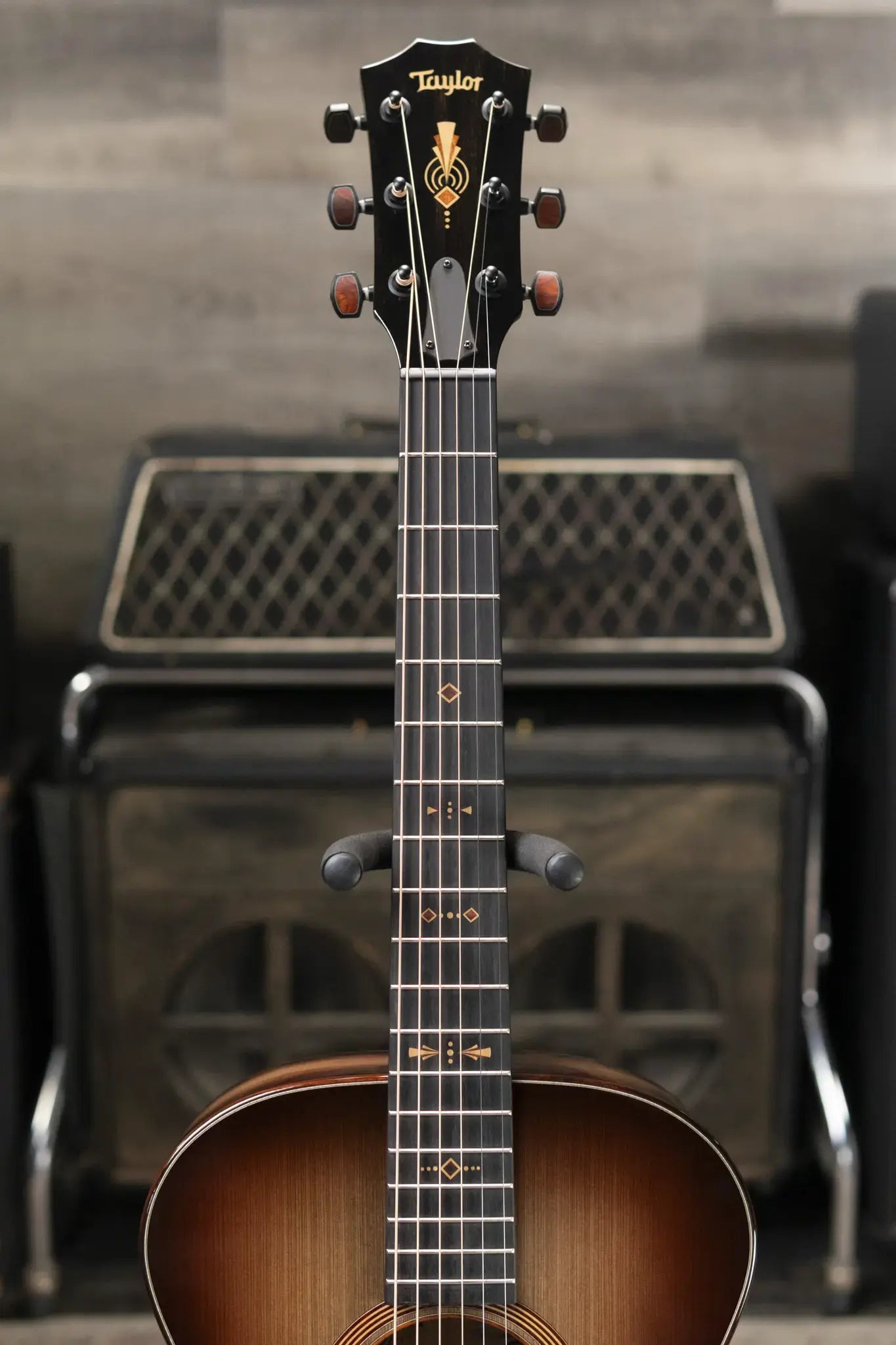 Taylor "The Monument" 1 of 20 C12e 12-Fret 2025 Catch Event #10 Grand Concert Acoustic/Electric Guitar - Black Limba/Sinker Cypress with Hardshell Case