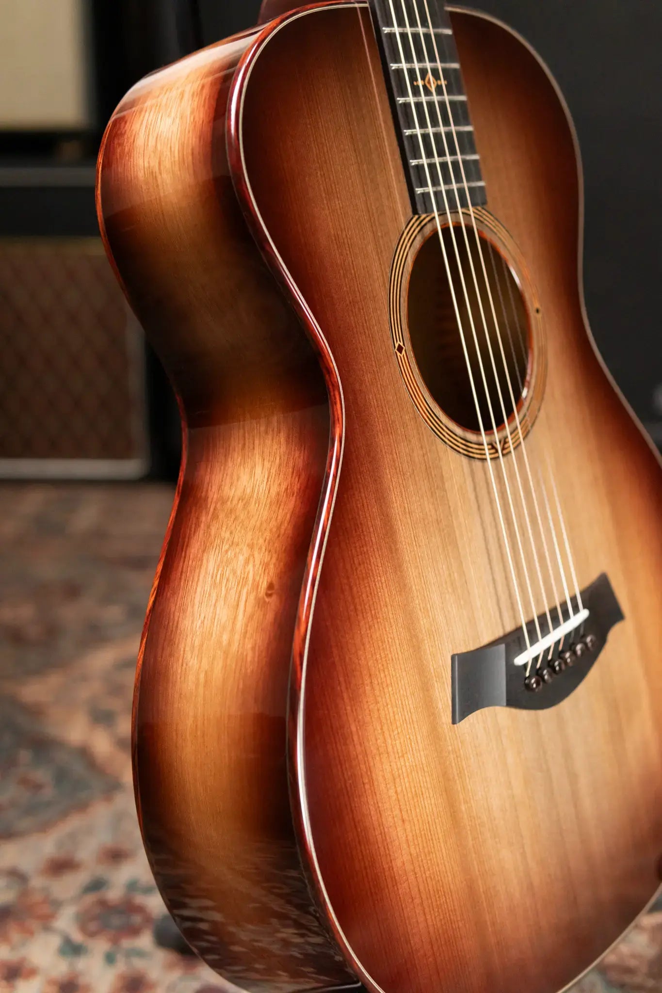 Taylor "The Monument" 1 of 20 C12e 12-Fret 2025 Catch Event #10 Grand Concert Acoustic/Electric Guitar - Black Limba/Sinker Cypress with Hardshell Case