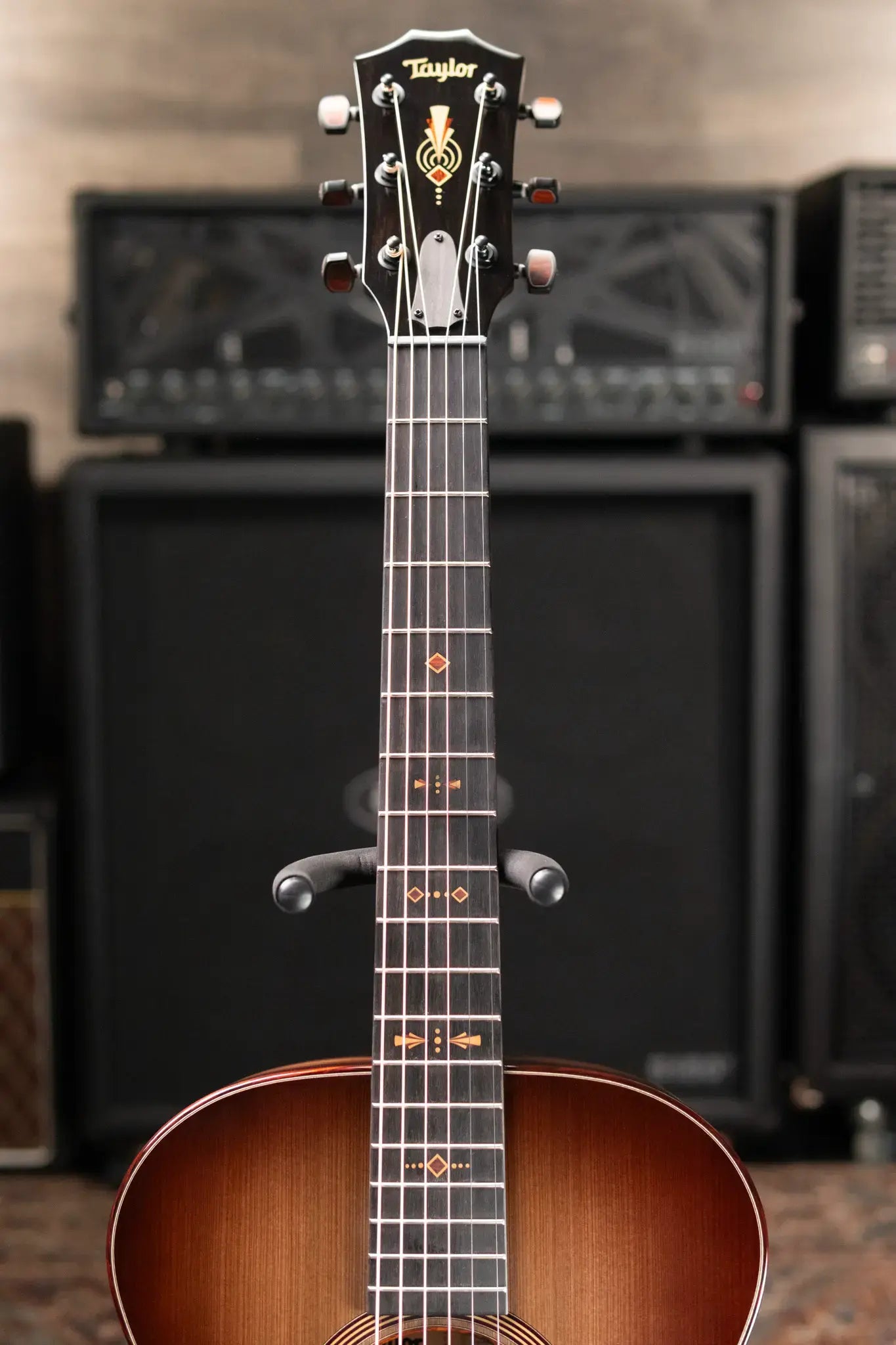 Taylor "The Monument" 1 of 20 C12e 12-Fret 2025 Catch Event #10 Grand Concert Acoustic/Electric Guitar - Black Limba/Sinker Cypress with Hardshell Case