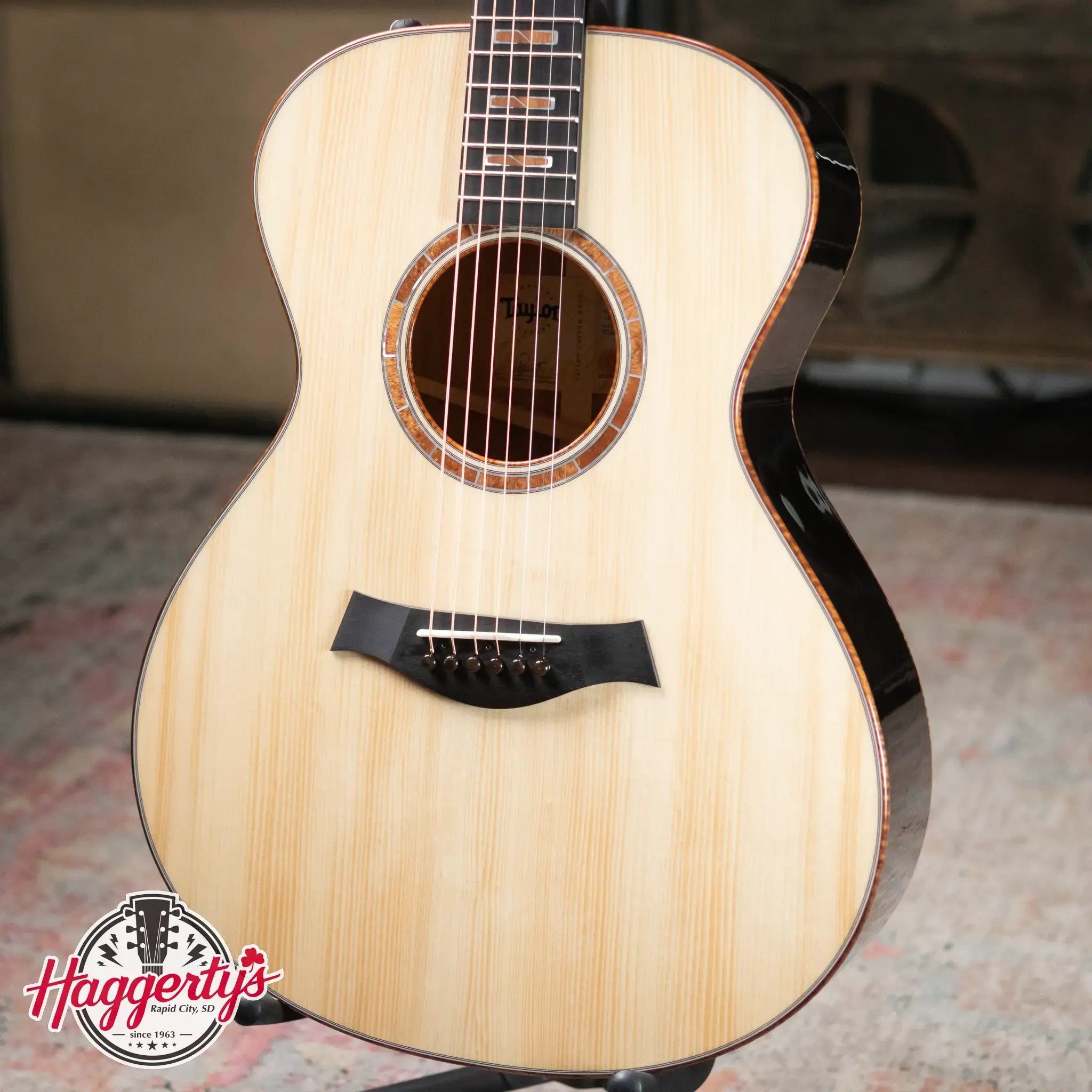 Taylor ‘25 Catch Custom C12e #37 Mahogany/Adirondack Grand Concert Acoustic/Electric with Hardshell Case