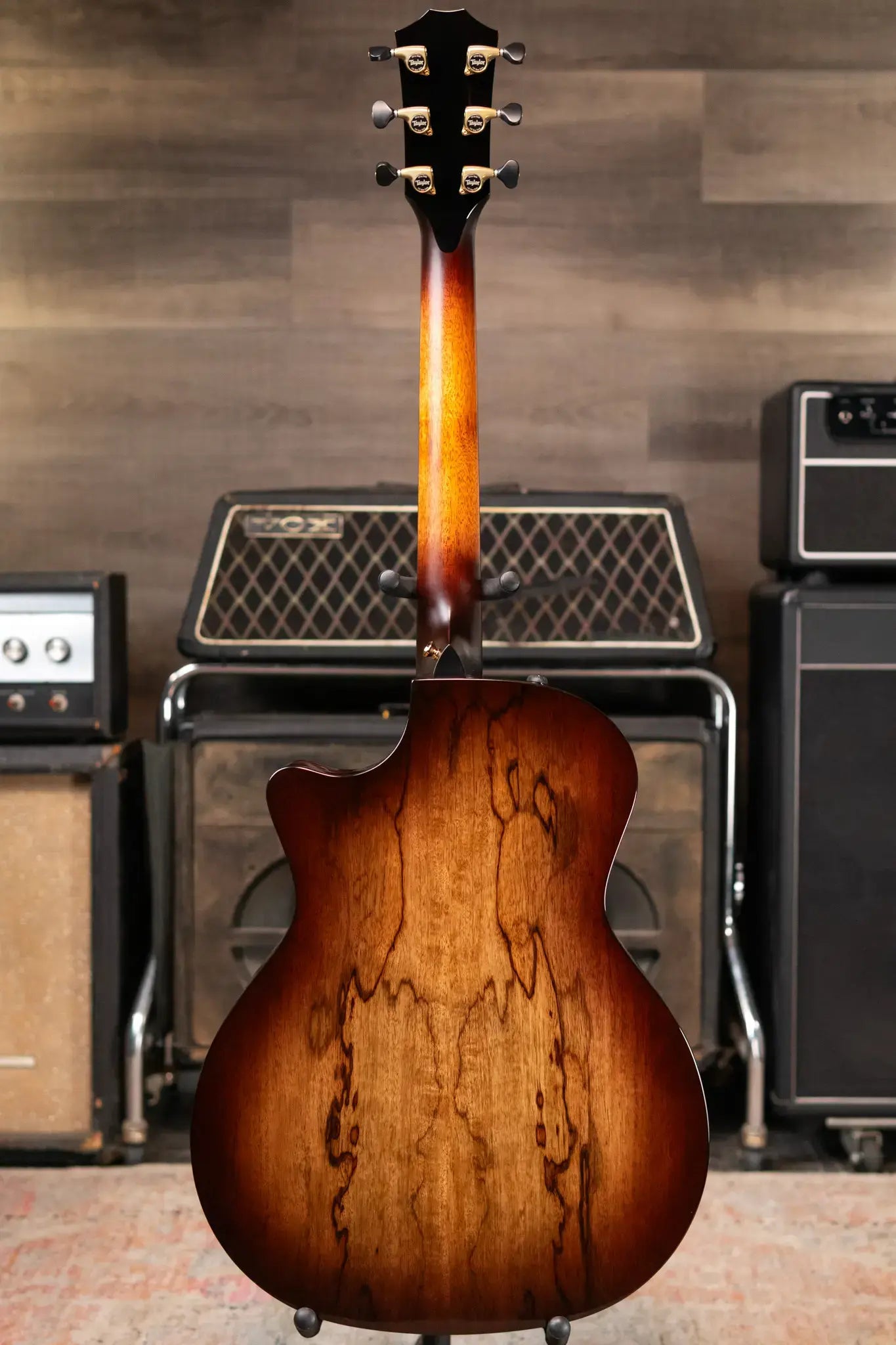 Taylor “Canela” 1 of 20 Custom Shop C14ce 2025 Catch Event #3 Grand Auditorium Acoustic/Electric Guitar - Black Limba/Redwood Hardshell Case